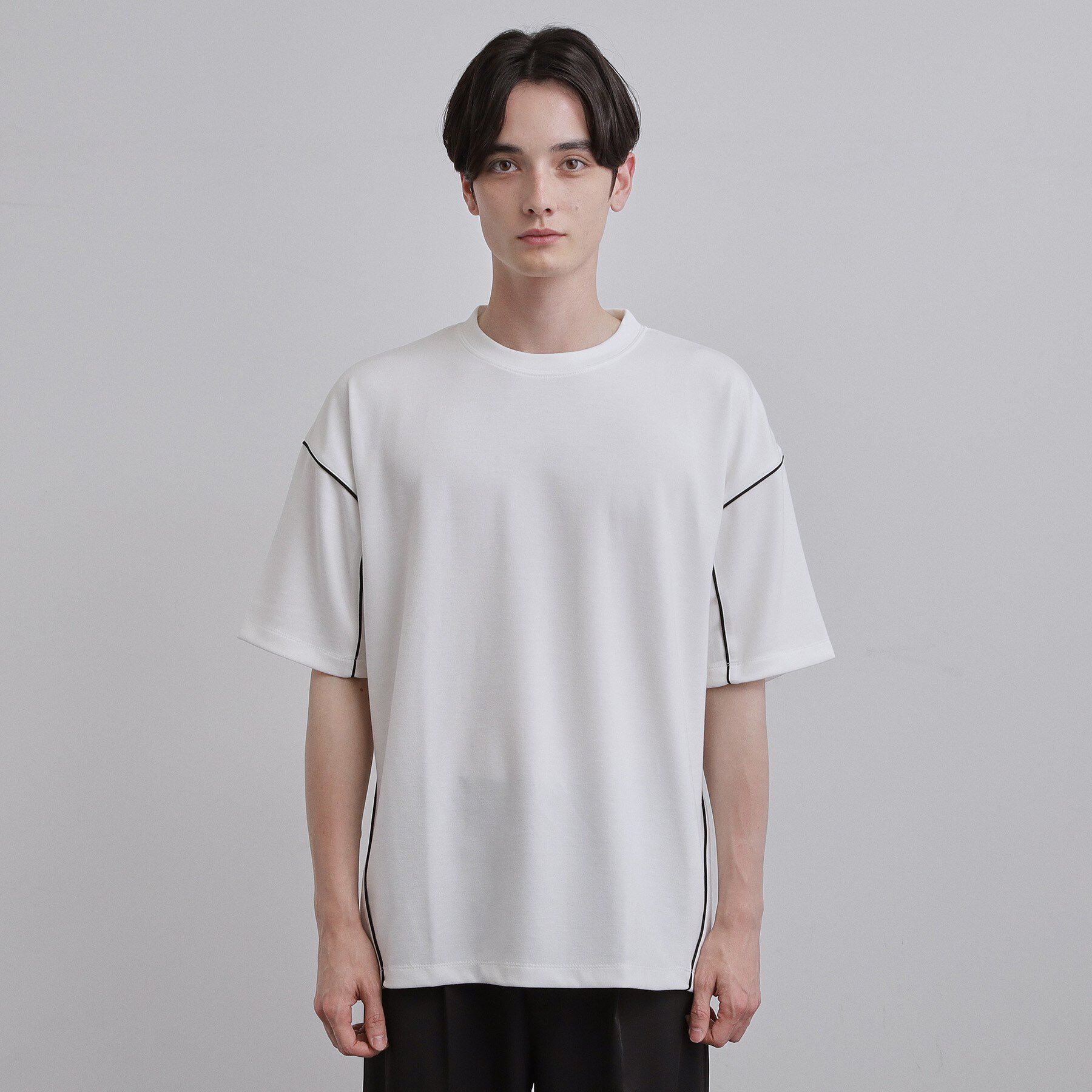 tk.TAKEO KIKUCHI「パイピングカットソー」|Tシャツ・カットソー|