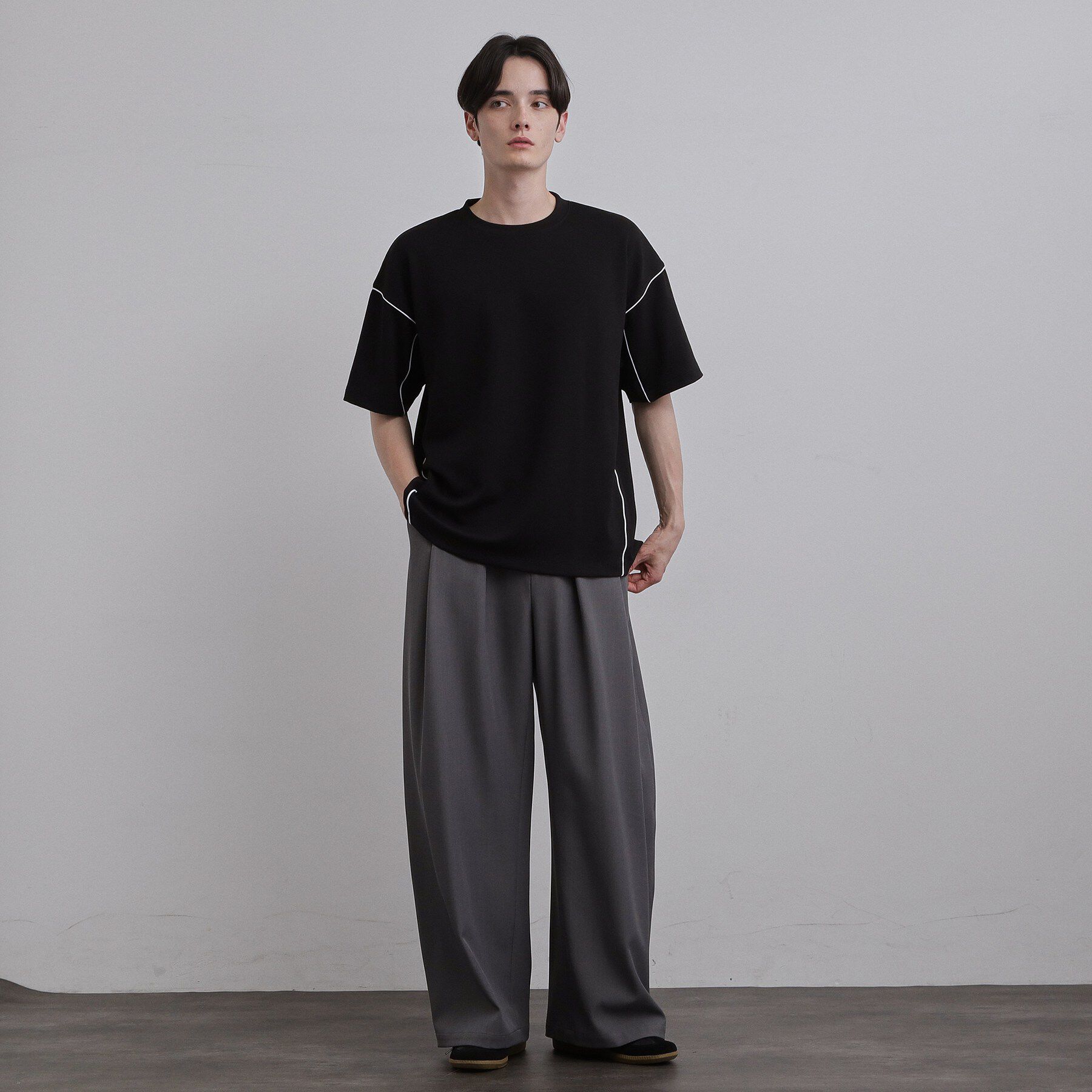 tk.TAKEO KIKUCHI「パイピングカットソー」|Tシャツ・カットソー|