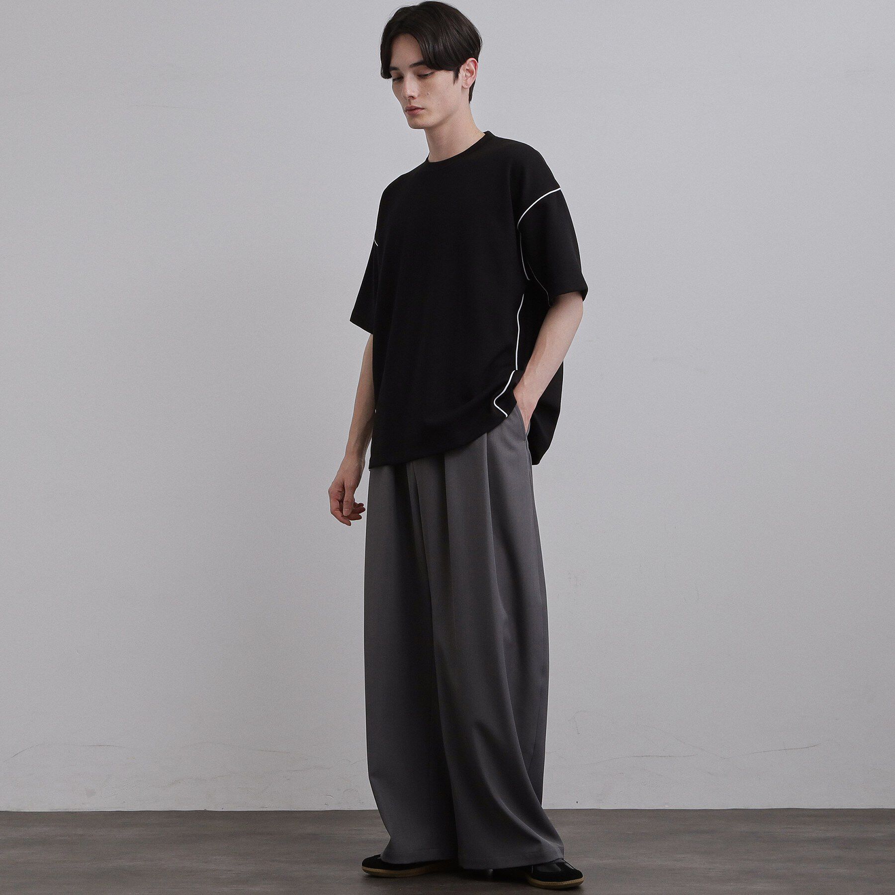 tk.TAKEO KIKUCHI「パイピングカットソー」|Tシャツ・カットソー|