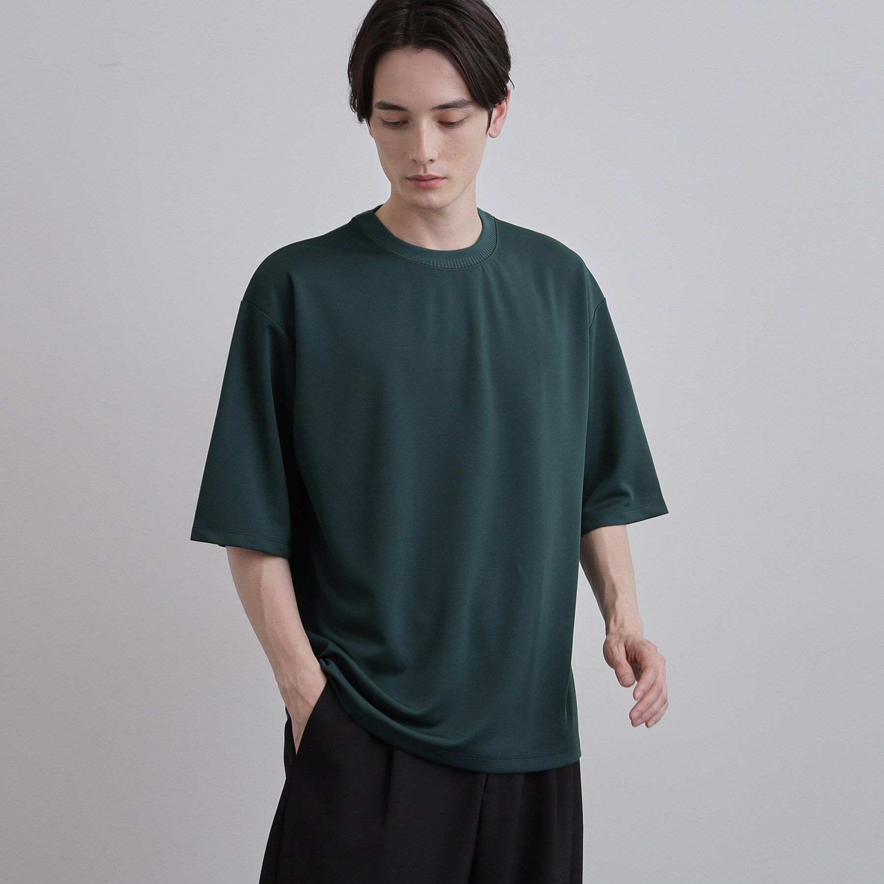 tk.TAKEO KIKUCHI「【接触冷感】配色ダンボールカットソー」|Tシャツ・カットソー|