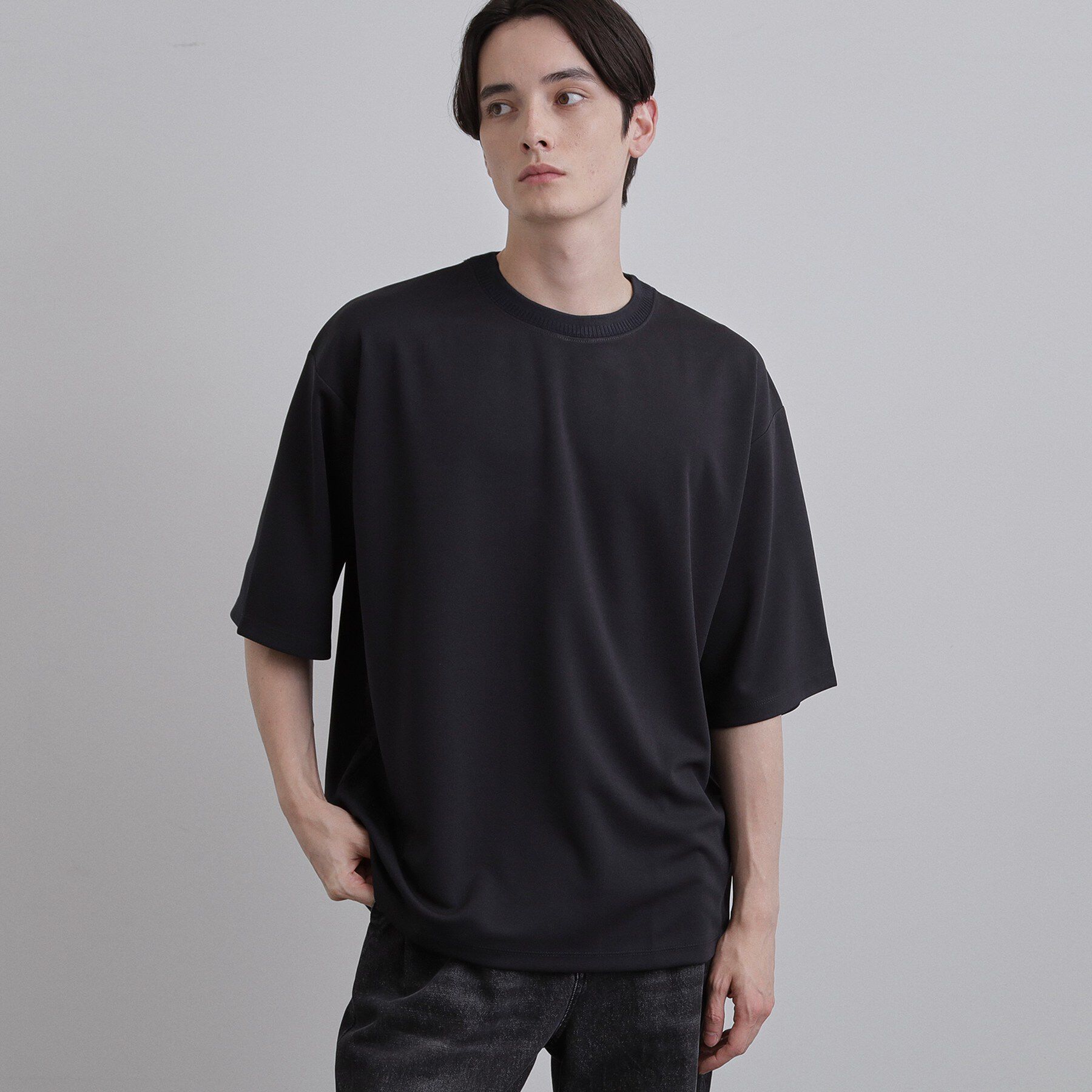 tk.TAKEO KIKUCHI「【接触冷感】配色ダンボールカットソー」|Tシャツ・カットソー|