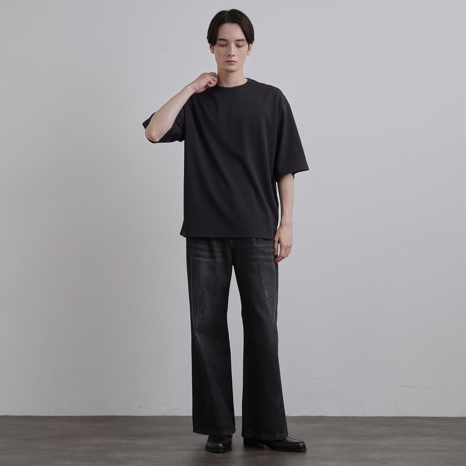 tk.TAKEO KIKUCHI「【接触冷感】配色ダンボールカットソー」|Tシャツ・カットソー|