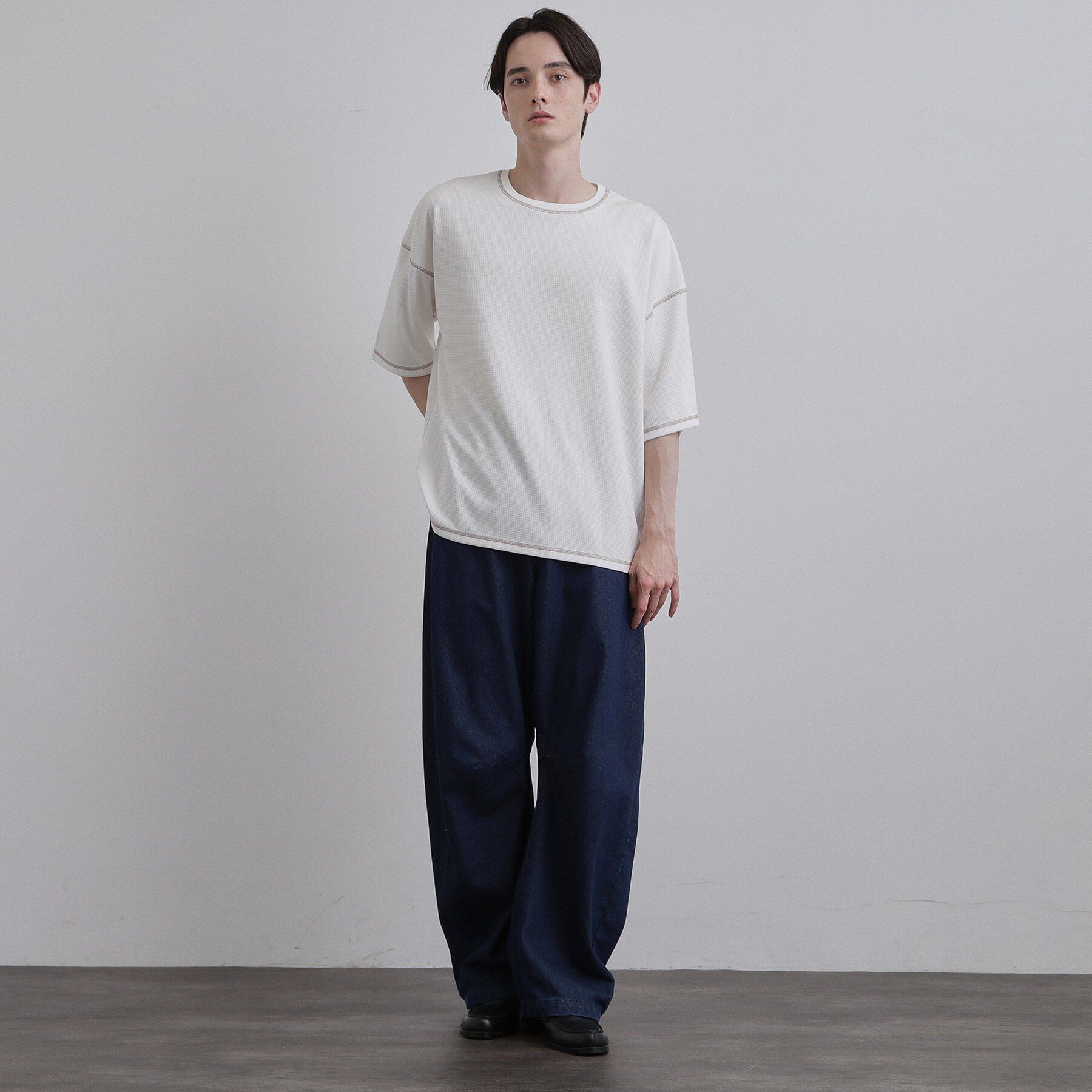tk.TAKEO KIKUCHI「【気化熱冷却／涼しい】ワッフルカットソー」|Tシャツ・カットソー|