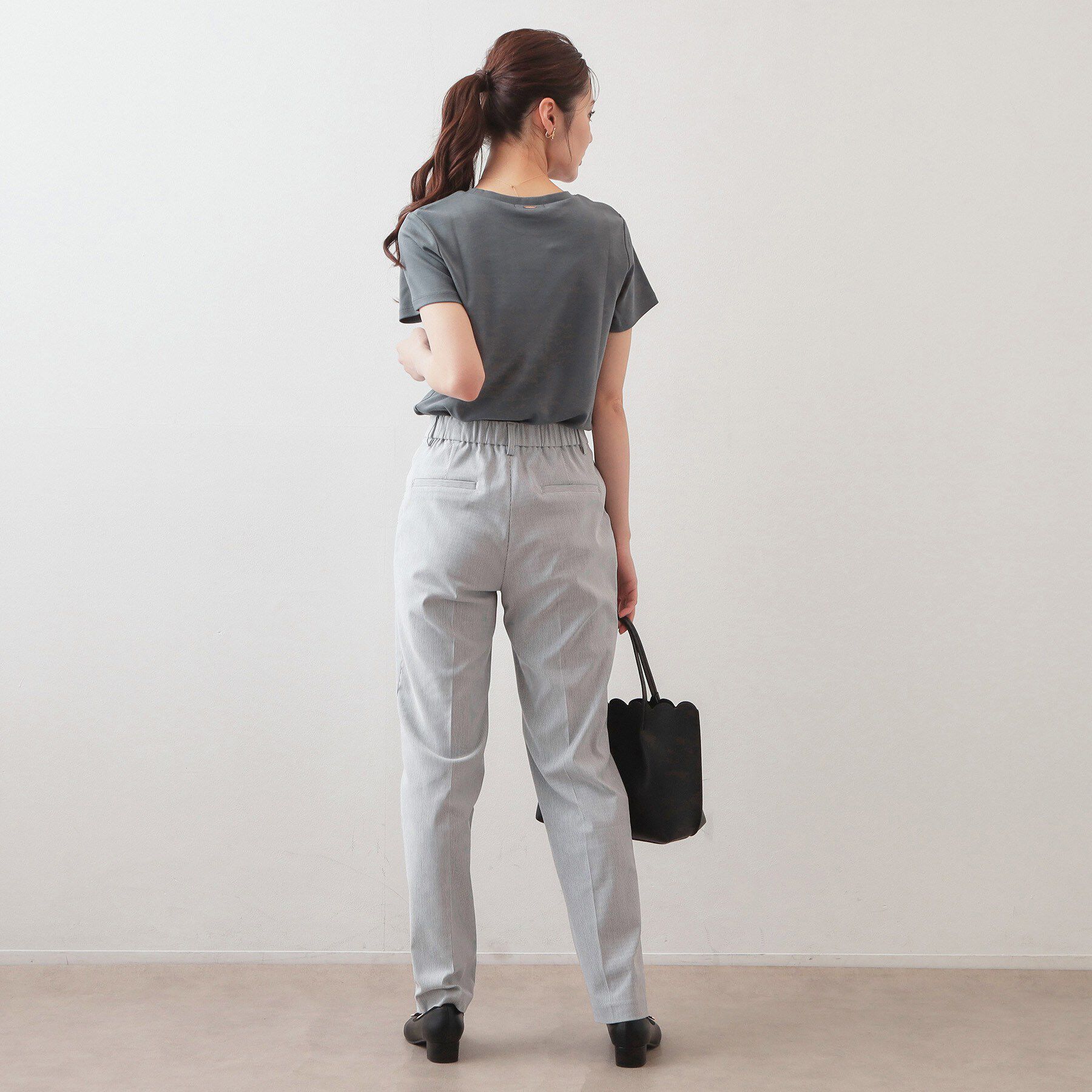 index「【接触冷感】エンブレムロゴ刺繍Tシャツ《UVケア／洗濯機OK》」|Tシャツ・カットソー|