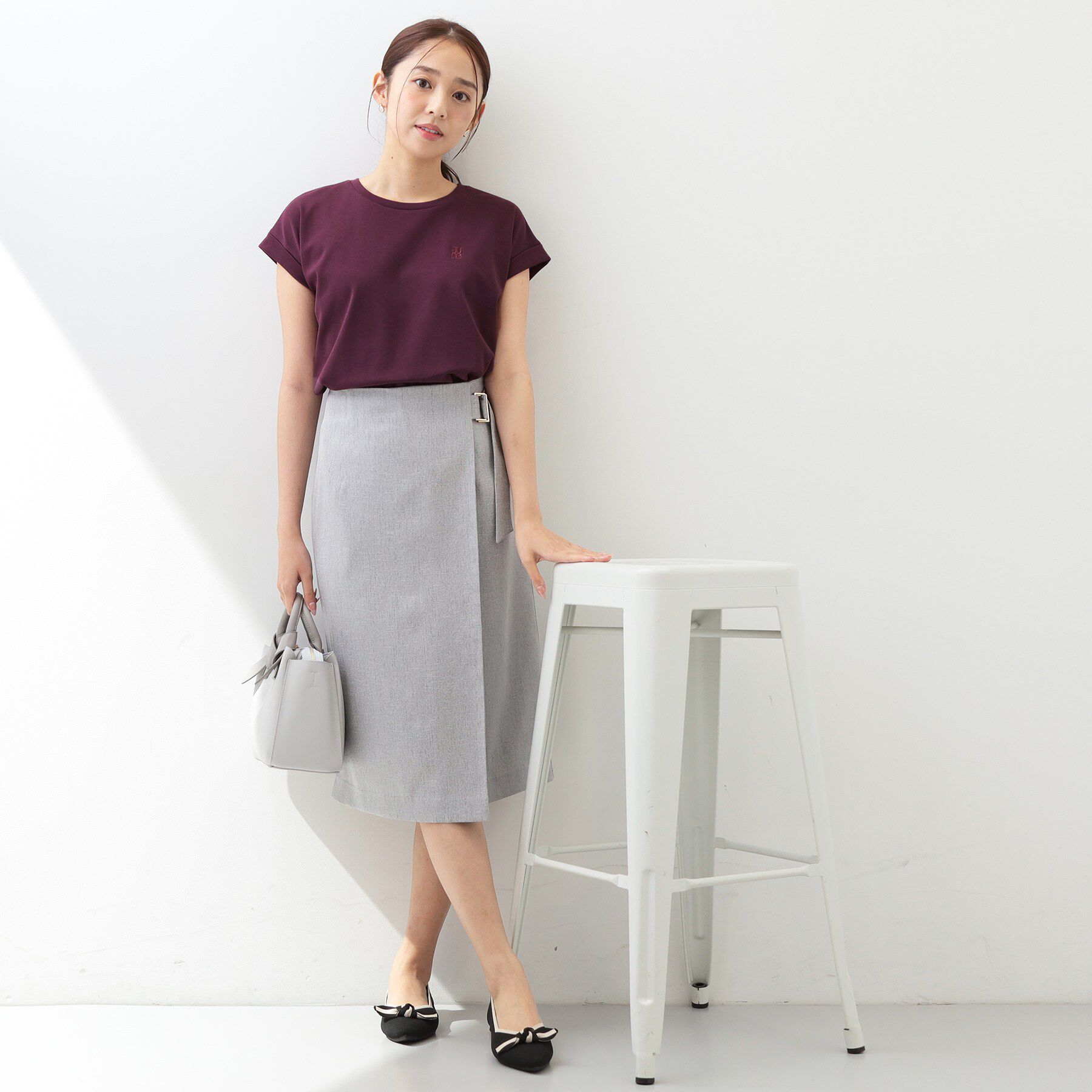 index「【接触冷感／UV】ワンポイント刺繍Tシャツ《7col／XS~3L／洗濯機OK》」|Tシャツ・カットソー|