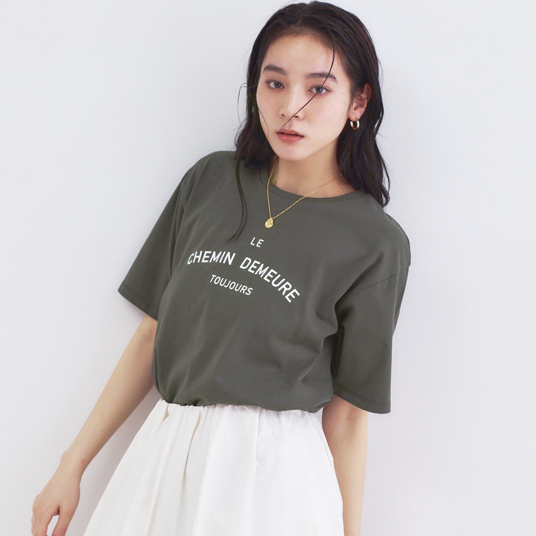 OPAQUE.CLIP「ロゴプリントアソートTシャツ【洗濯機OK】」|Tシャツ・カットソー|