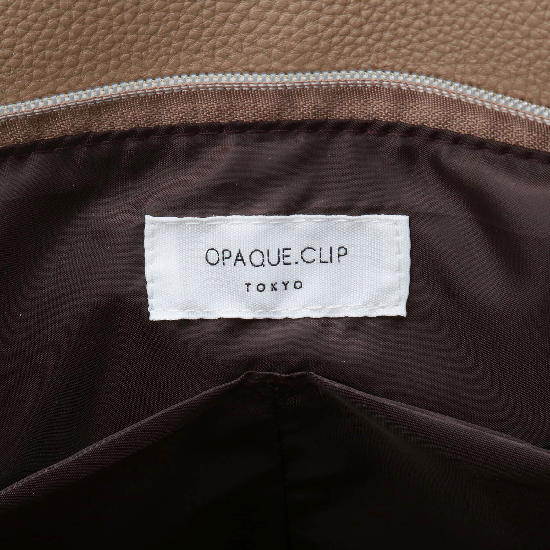OPAQUE.CLIP「【軽量／A4対応／通勤対応】シュリンク合皮トートバッグ《肩掛け可》」|トートバッグ|