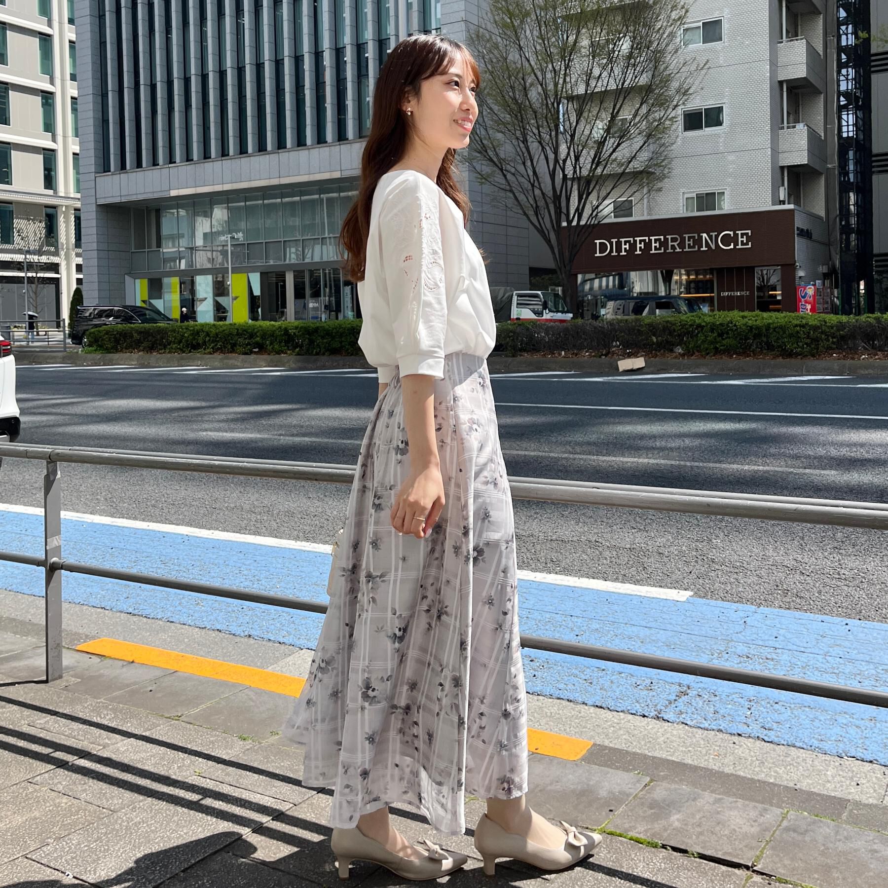 Couture broach「【接触冷感・UVカット】エンブロドルマントップス」|Tシャツ・カットソー|