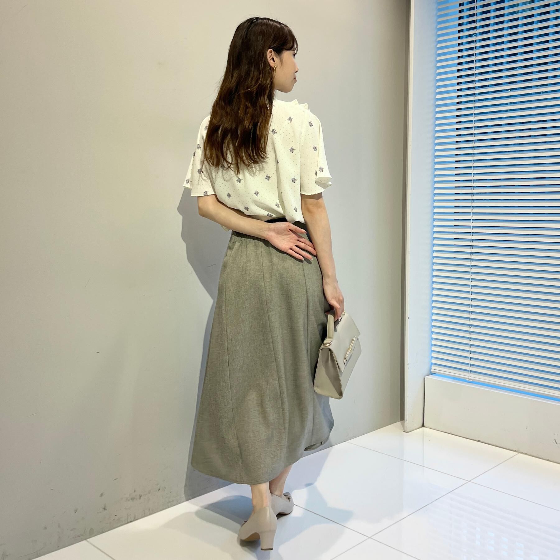 Couture broach「【洗える】ドットフラワー ブラウス」|シャツ・ブラウス|