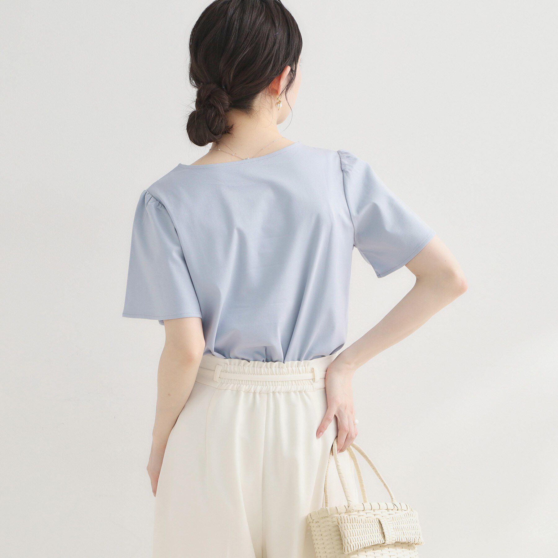 Couture broach「【接触冷感・UVカット・洗える】トゥシューズプリントTシャツ」|Tシャツ・カットソー|