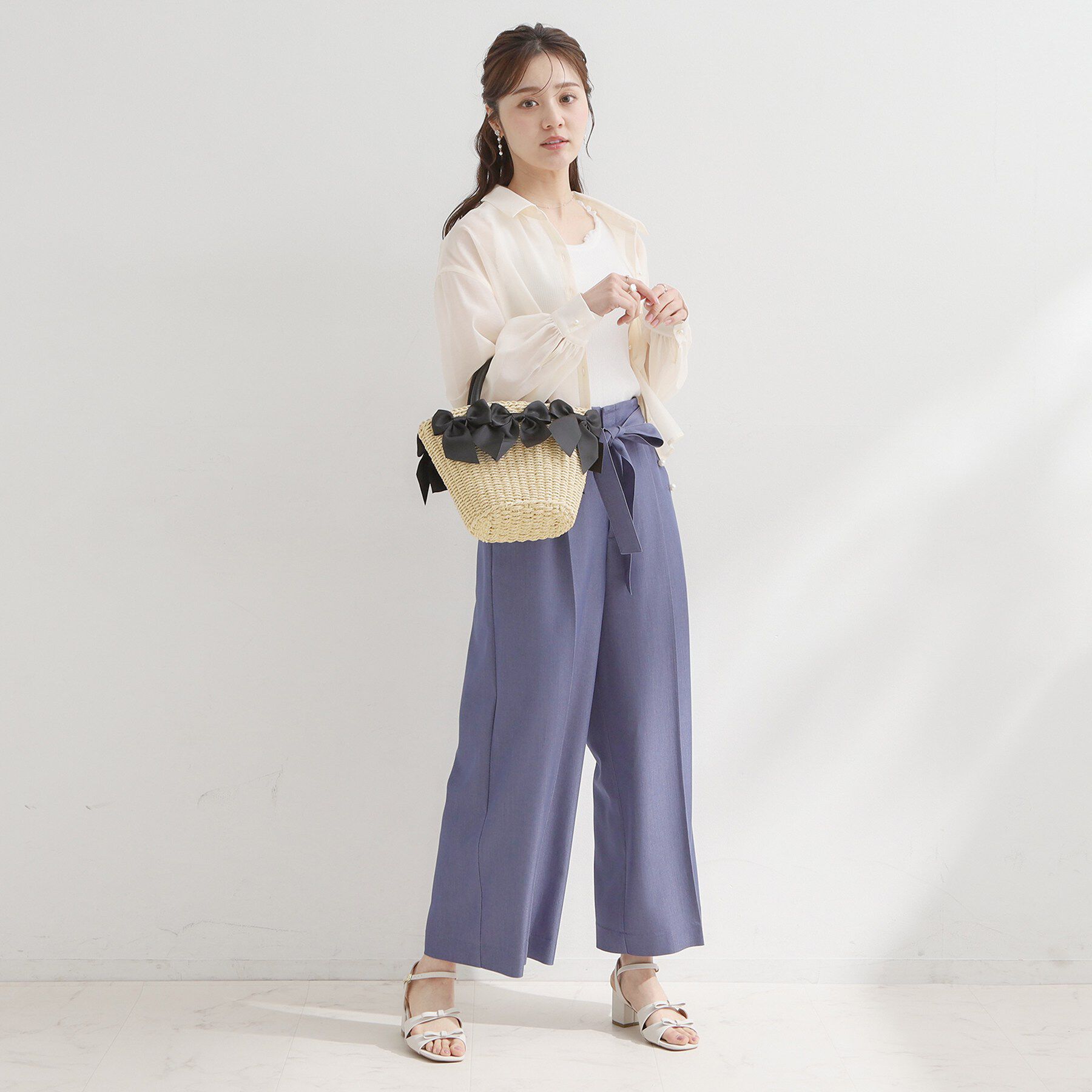 Couture broach「グログランリボンモチーフトート」|トートバッグ|