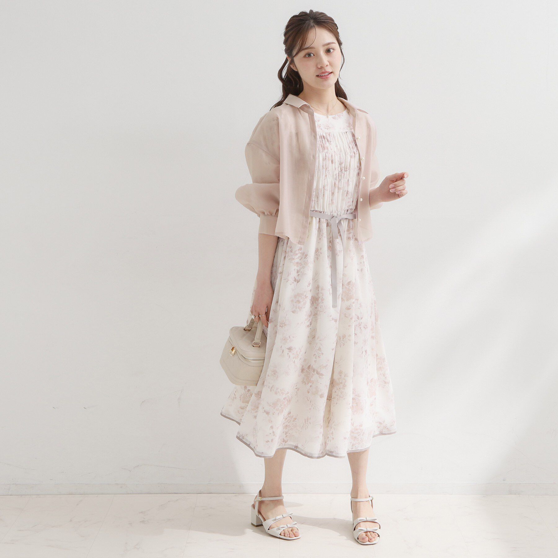 Couture broach「【洗える】ショート丈 シアーシャツ」|シャツ・ブラウス|