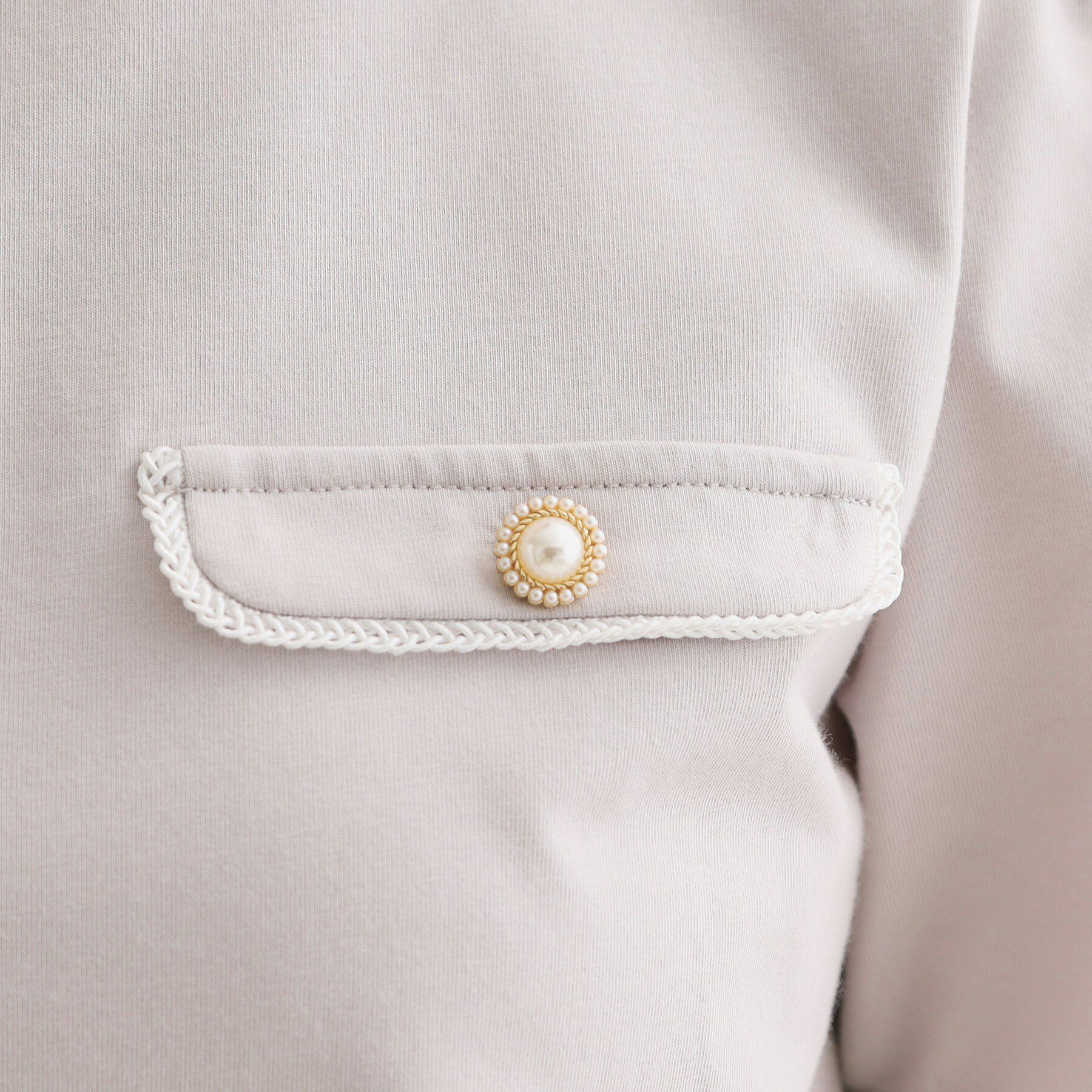 Couture broach「【接触冷感・UVカット・洗える】マリンコードTシャツ」|Tシャツ・カットソー|
