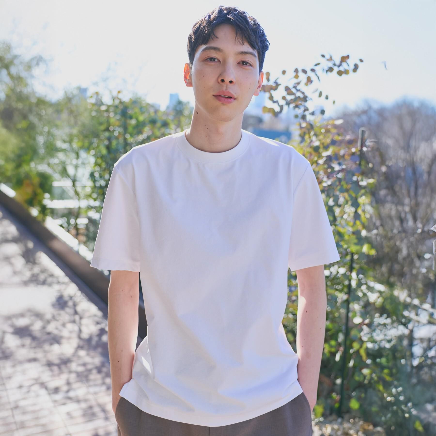 THE SHOP TK「【新色追加＆再入荷!!】【接触冷感/吸水速乾/UVカット/透け防止/遮熱】BO-NO TEE/ボーノ」|Tシャツ・カットソー|