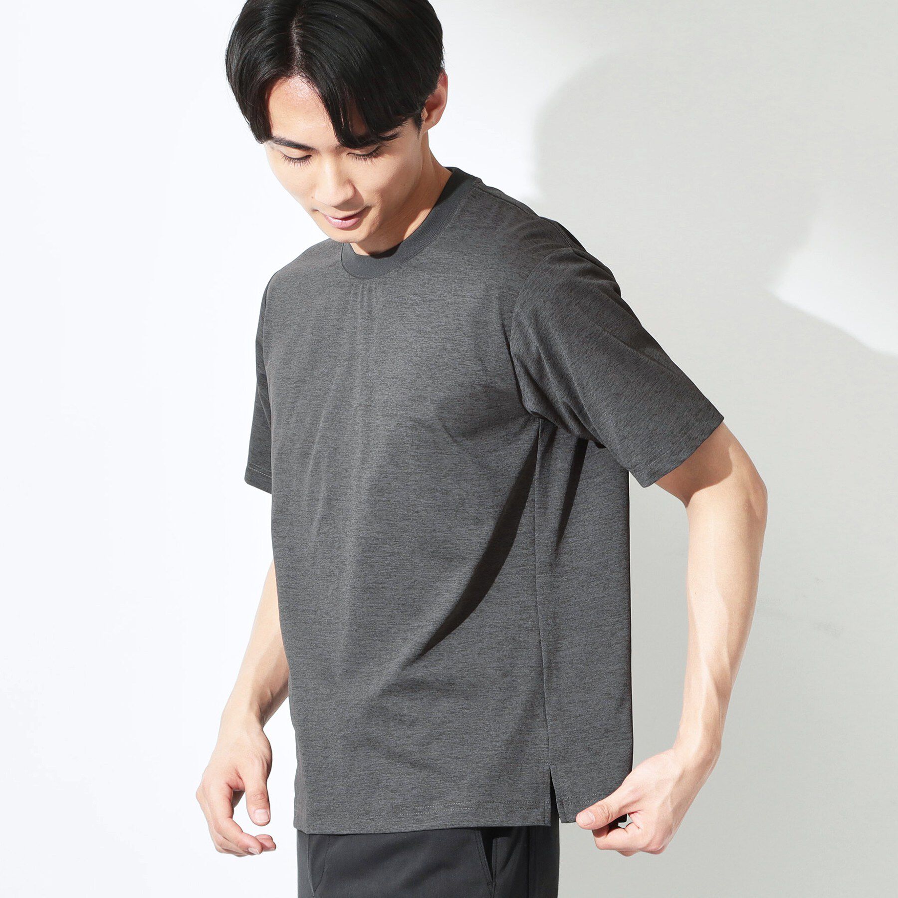 THE SHOP TK「【新色追加＆再入荷!!】【接触冷感/吸水速乾/UVカット/透け防止/遮熱】BO-NO TEE/ボーノ」|Tシャツ・カットソー|