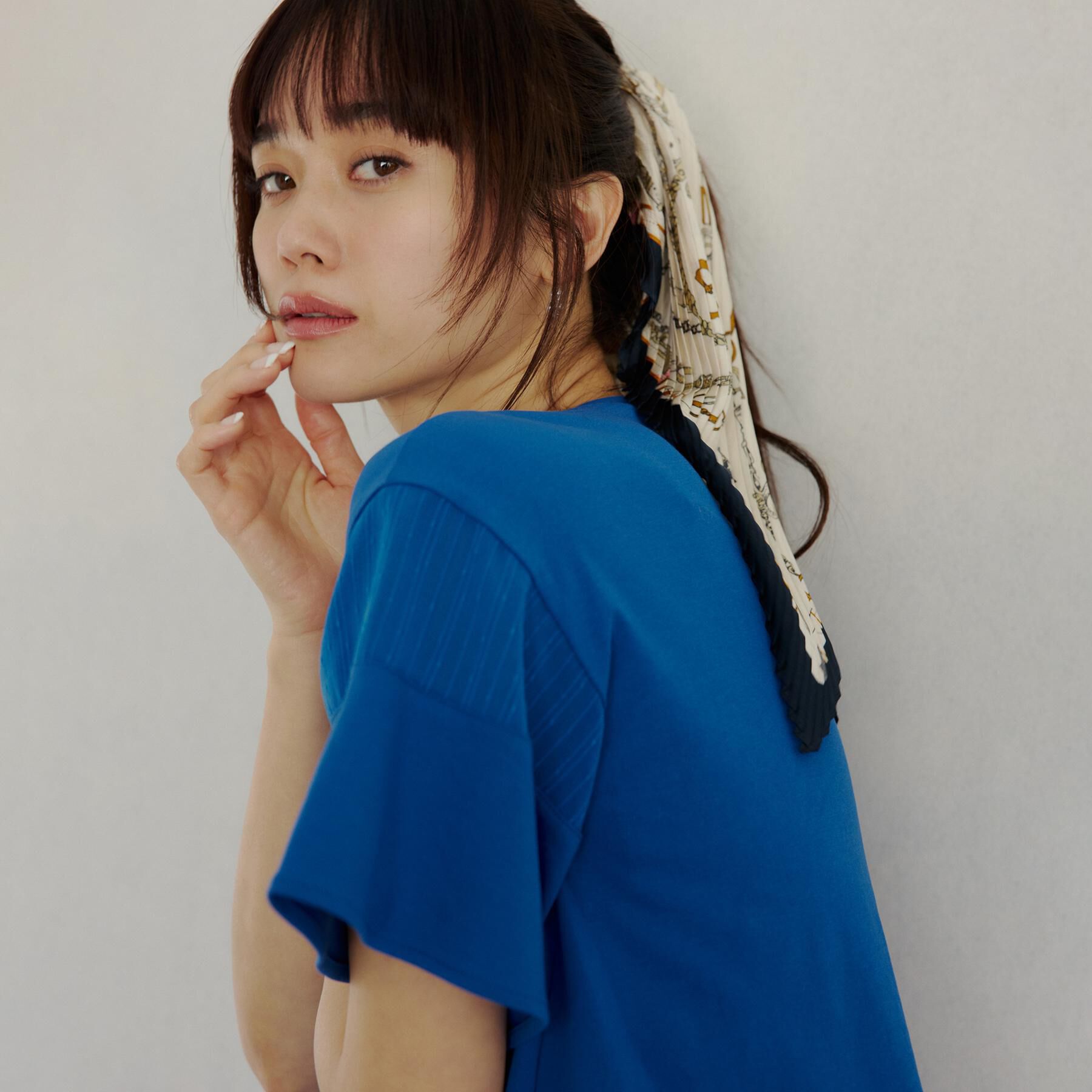 THE SHOP TK「【ひんやりさらさら】軽やかに揺れる シアーフレアスリーブTシャツ」|Tシャツ・カットソー|