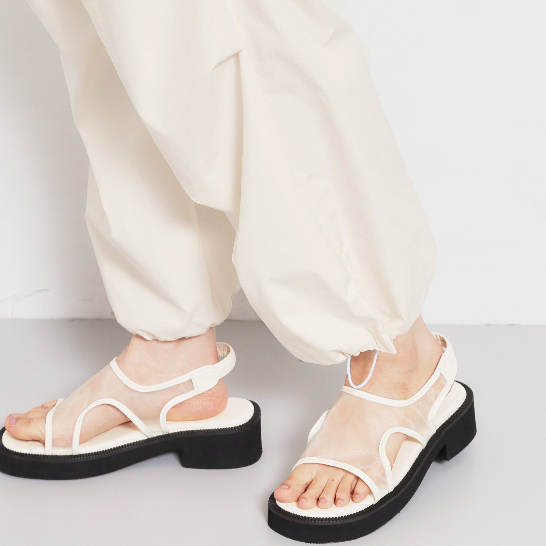 THE SHOP TK「表情を変えられる2WAY 裾ドロストワークパンツ」|その他|
