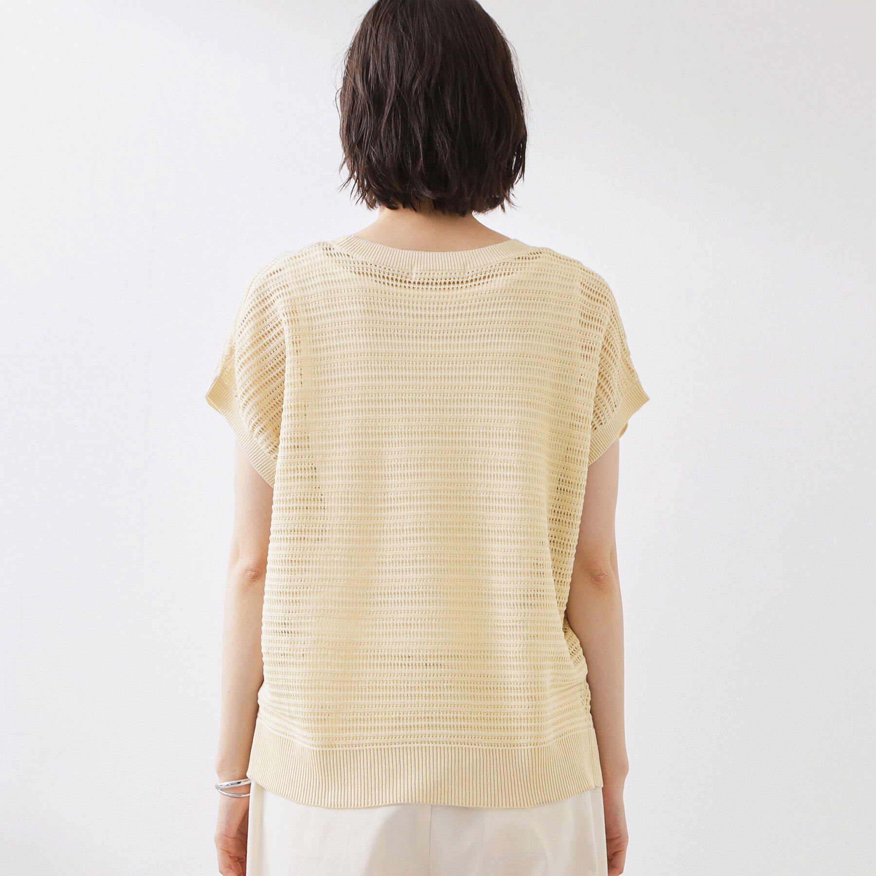 THE SHOP TK「【2点セット】メッシュニット+タンクトップ」|その他|