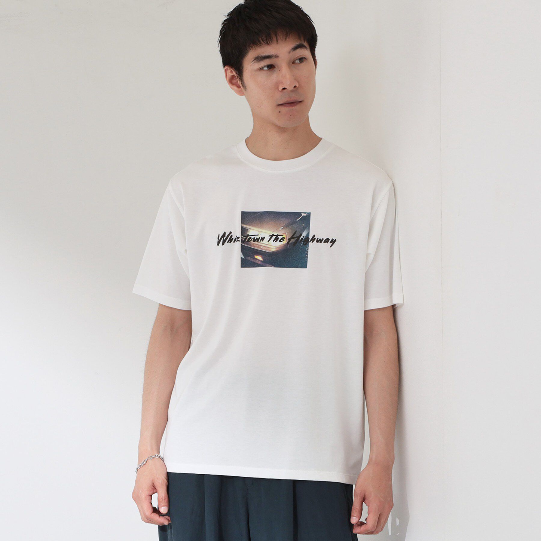 THE SHOP TK「COOLフォト半袖Tシャツ 接触冷感／洗濯機OK」|Tシャツ・カットソー|