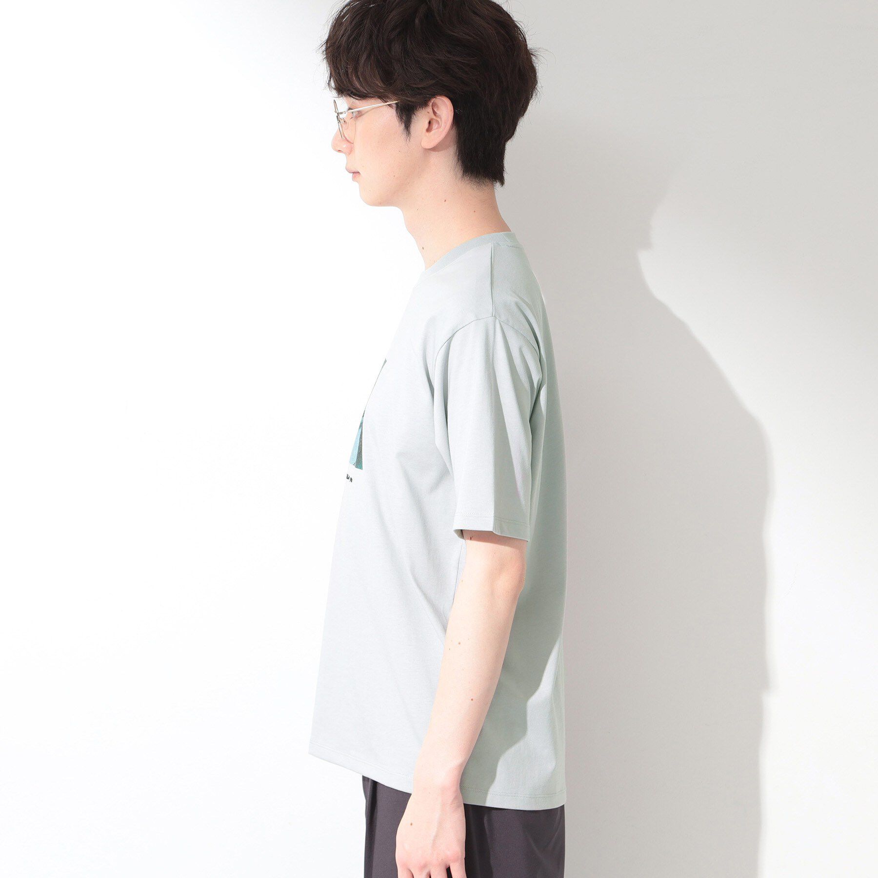 THE SHOP TK「COOLフォト半袖Tシャツ 接触冷感／洗濯機OK」|Tシャツ・カットソー|