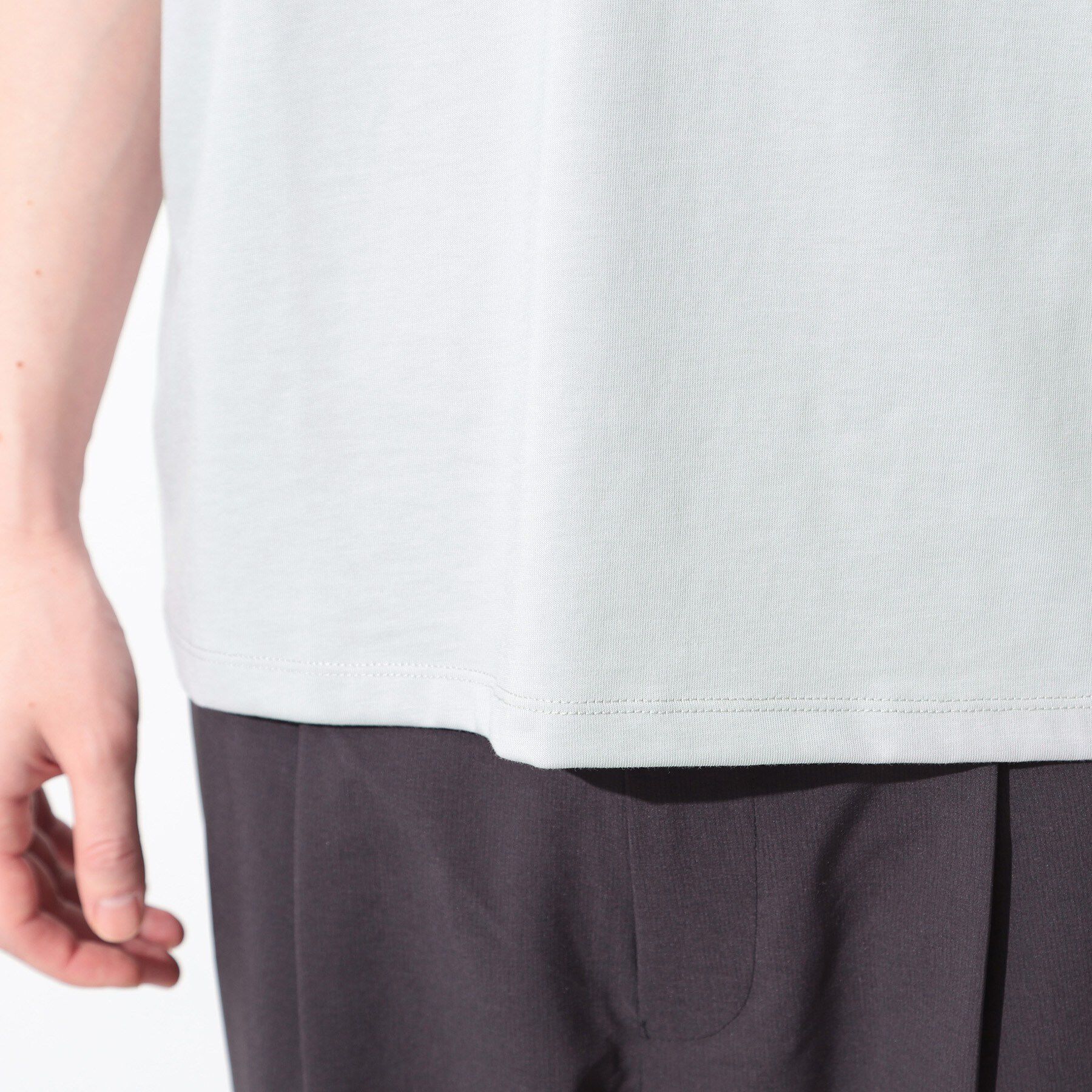 THE SHOP TK「COOLフォト半袖Tシャツ 接触冷感／洗濯機OK」|Tシャツ・カットソー|