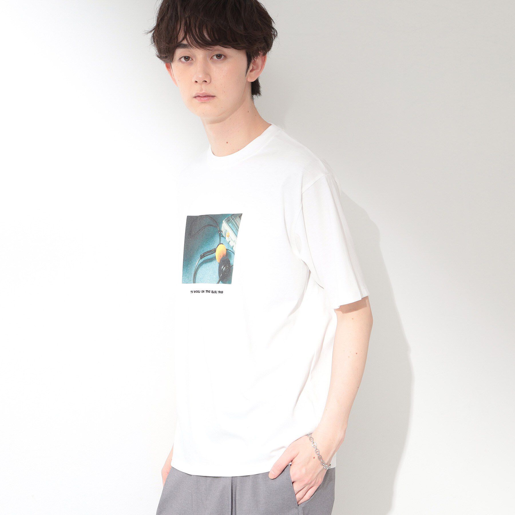 THE SHOP TK「COOLフォト半袖Tシャツ 接触冷感／洗濯機OK」|Tシャツ・カットソー|