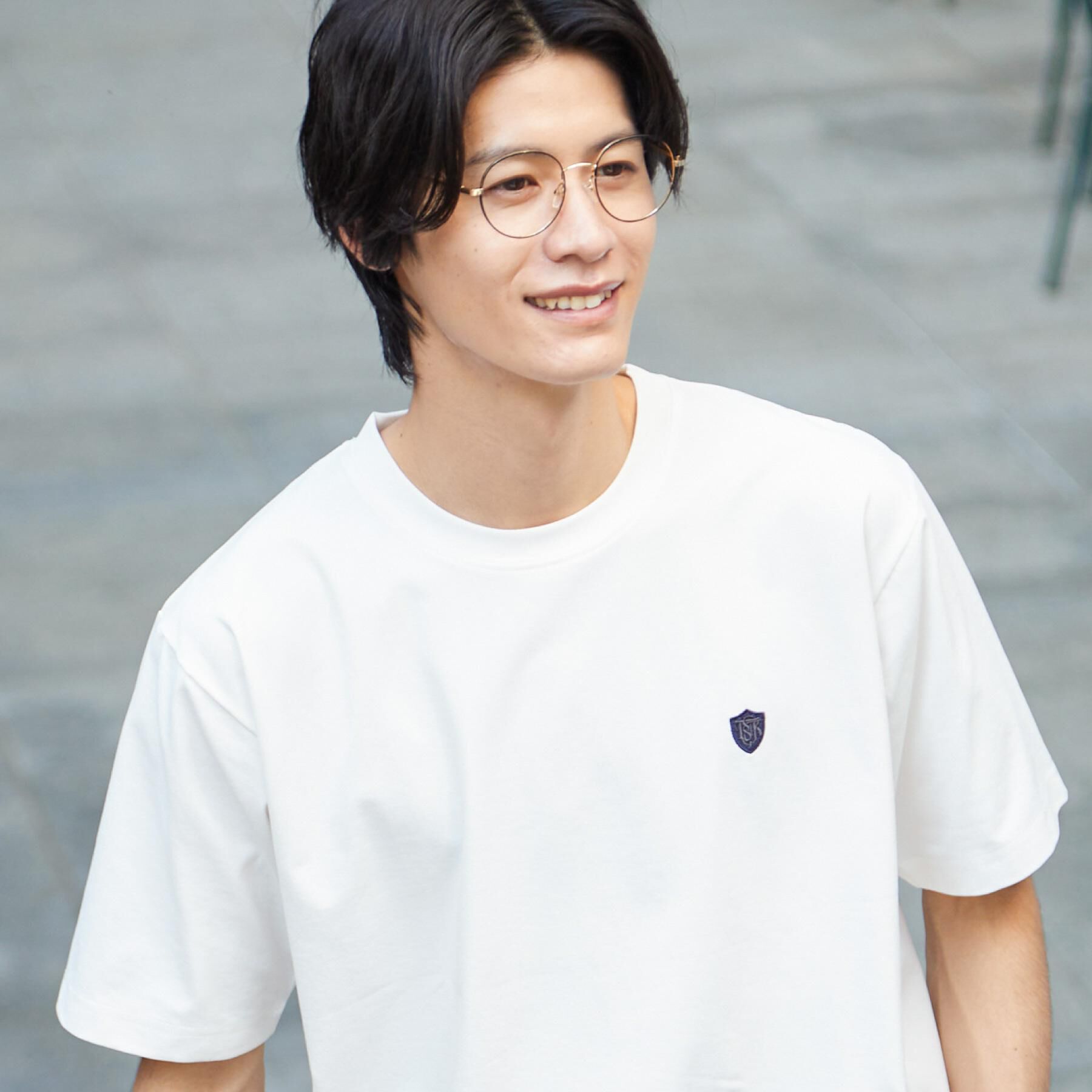 THE SHOP TK「メッシュ五分袖カーディガン＋半袖Tシャツ セットアイテム 洗濯機OK」|カーディガン|