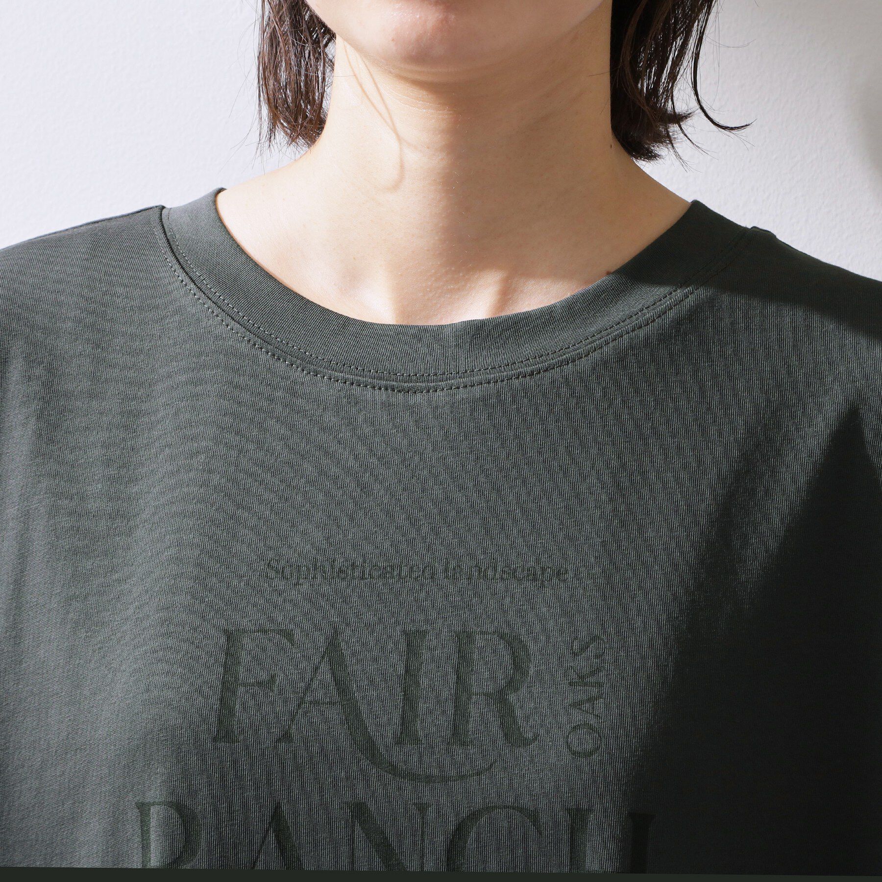 THE SHOP TK「レース切替 ロングTシャツ」|Tシャツ・カットソー|