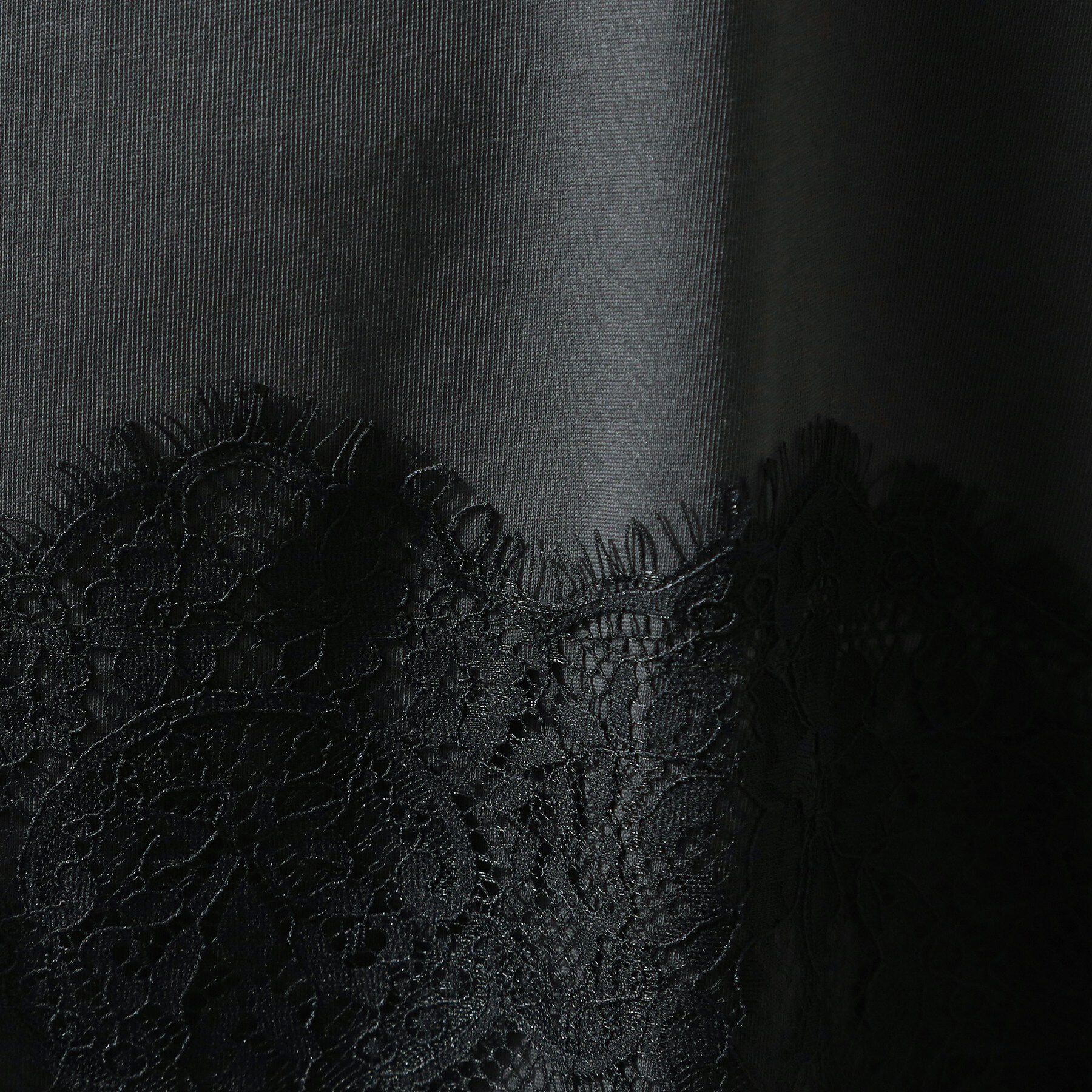 THE SHOP TK「レース切替 ロングTシャツ」|Tシャツ・カットソー|