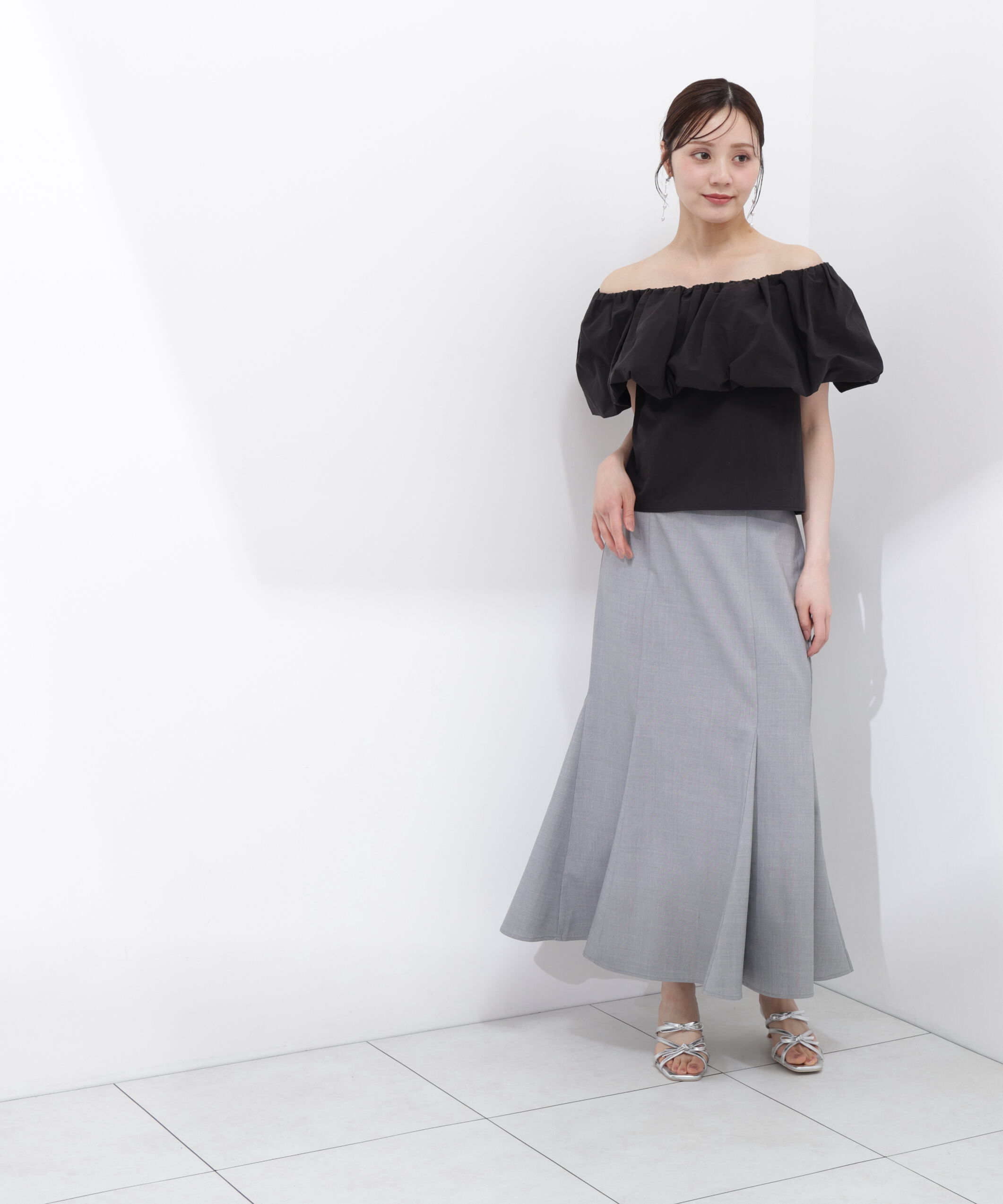 PROPORTION BODY DRESSING「＜青島心さん着用＞ハイウエストマーメイドスカート」|スカート|