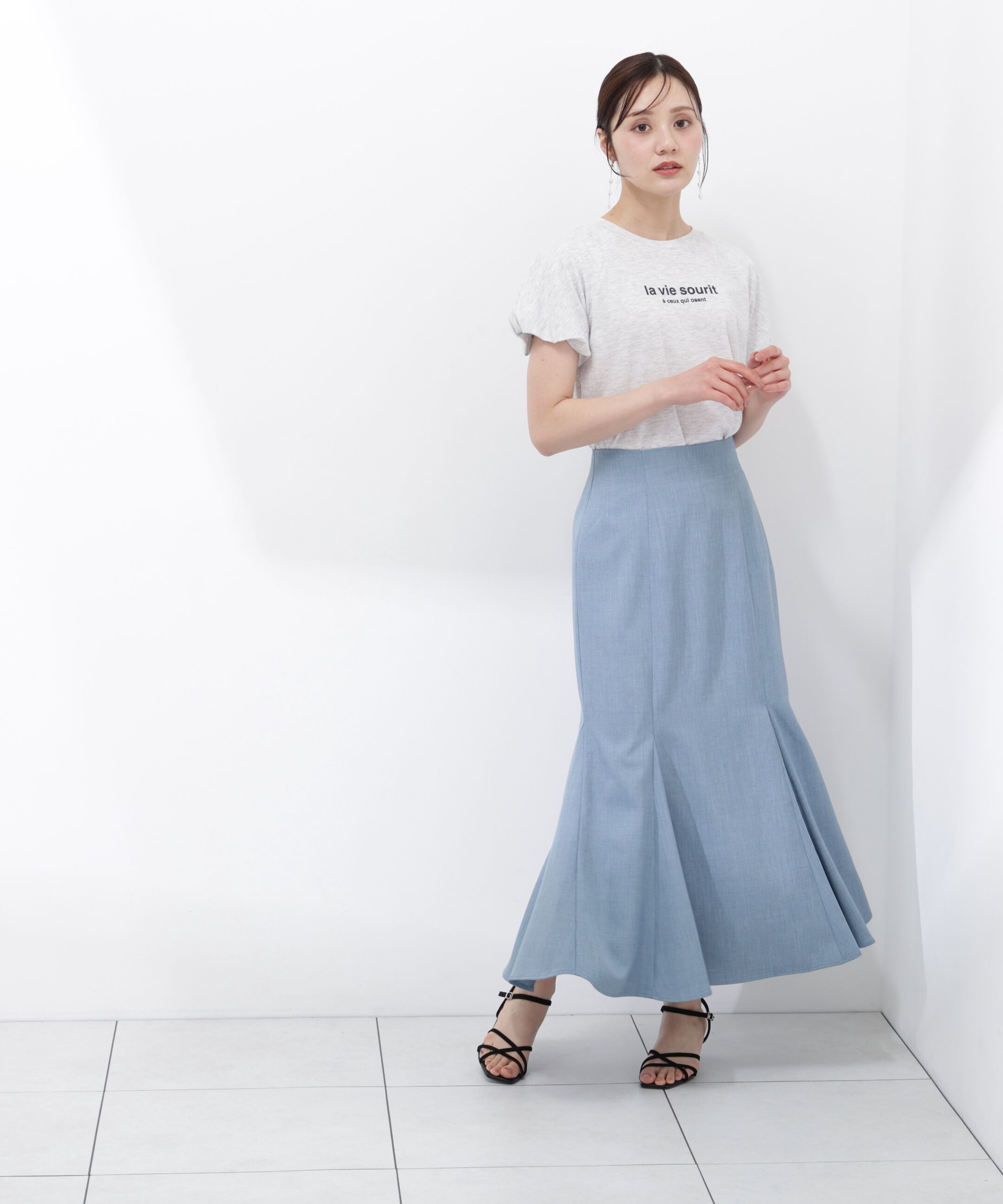 PROPORTION BODY DRESSING「＜青島心さん着用＞ハイウエストマーメイドスカート」|スカート|