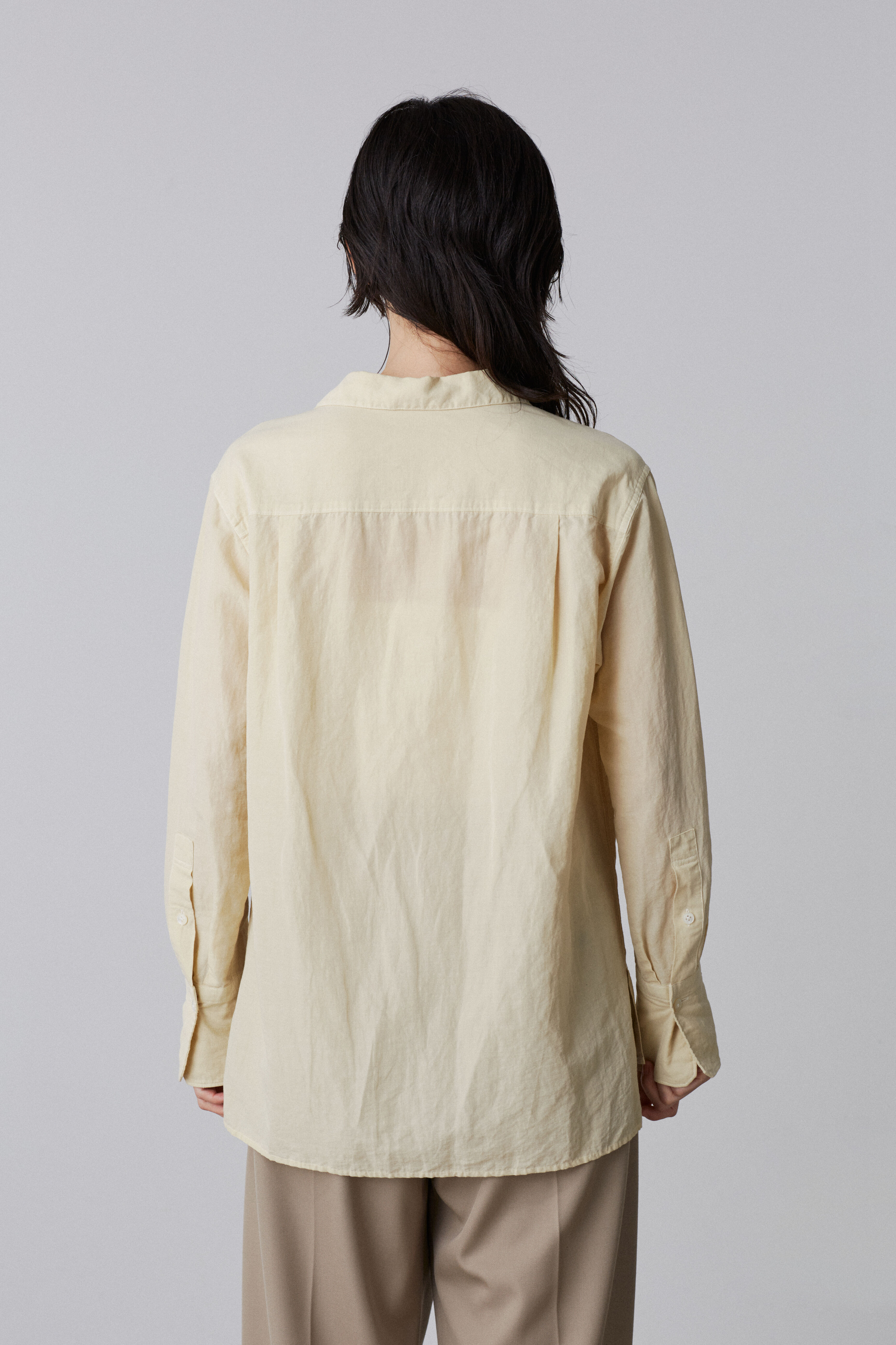 YLEVE 「YLEVE / COTTON RAMIE BROAD SHIRT」|シャツ・ブラウス|