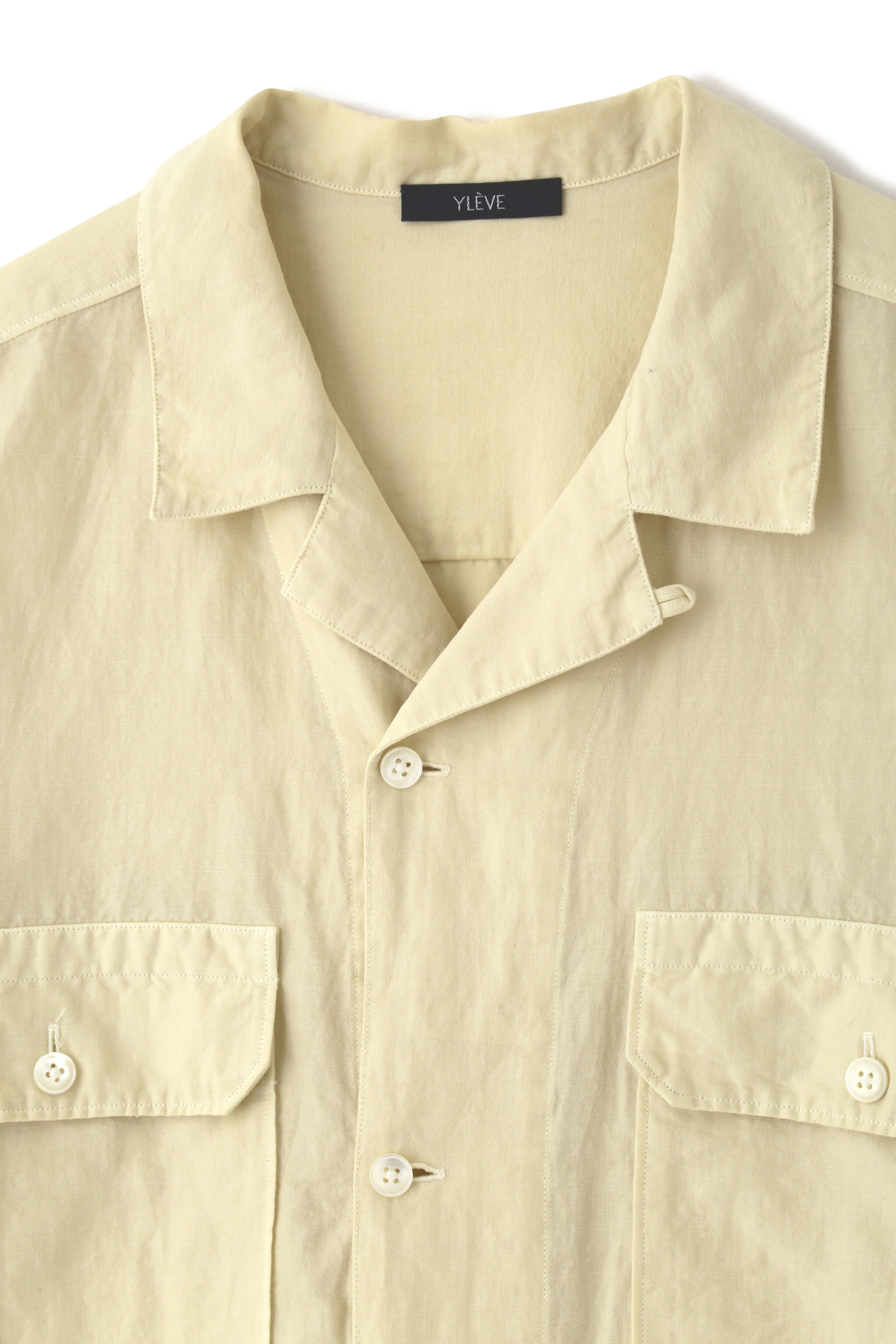 YLEVE 「YLEVE / COTTON RAMIE BROAD SHIRT」|シャツ・ブラウス|