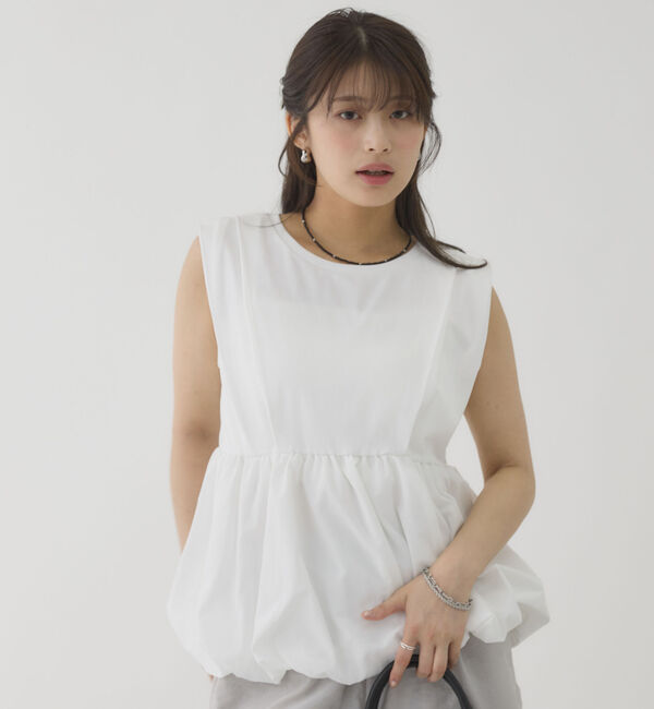 archives「ドッキングバルーンＴＯＰＳ」|タンクトップ|OFF WHITE