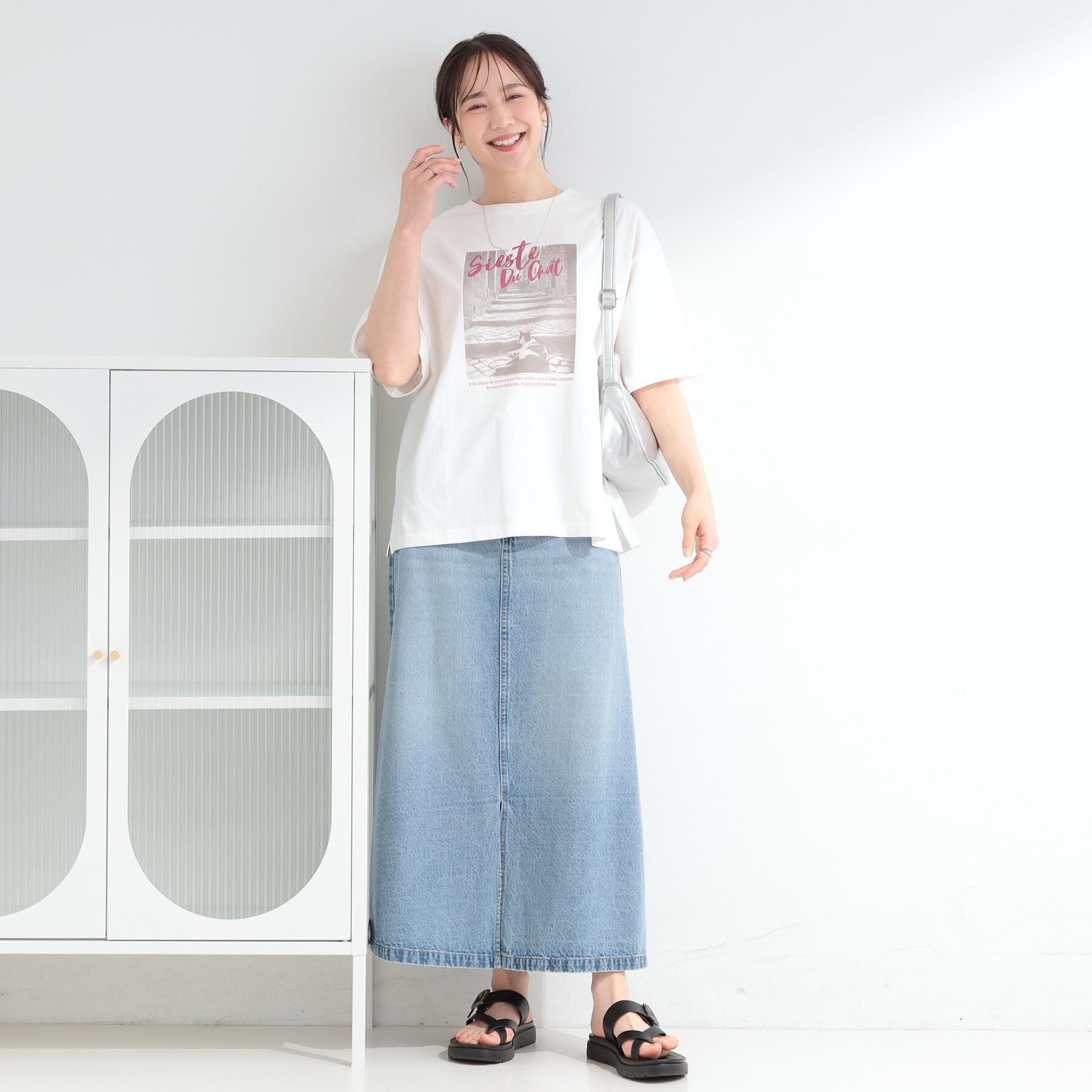 SHOO･LA･RUE「【綿100％/S-LL/プチプラ】選べる3柄 プリントアソートTシャツ」|Tシャツ・カットソー|