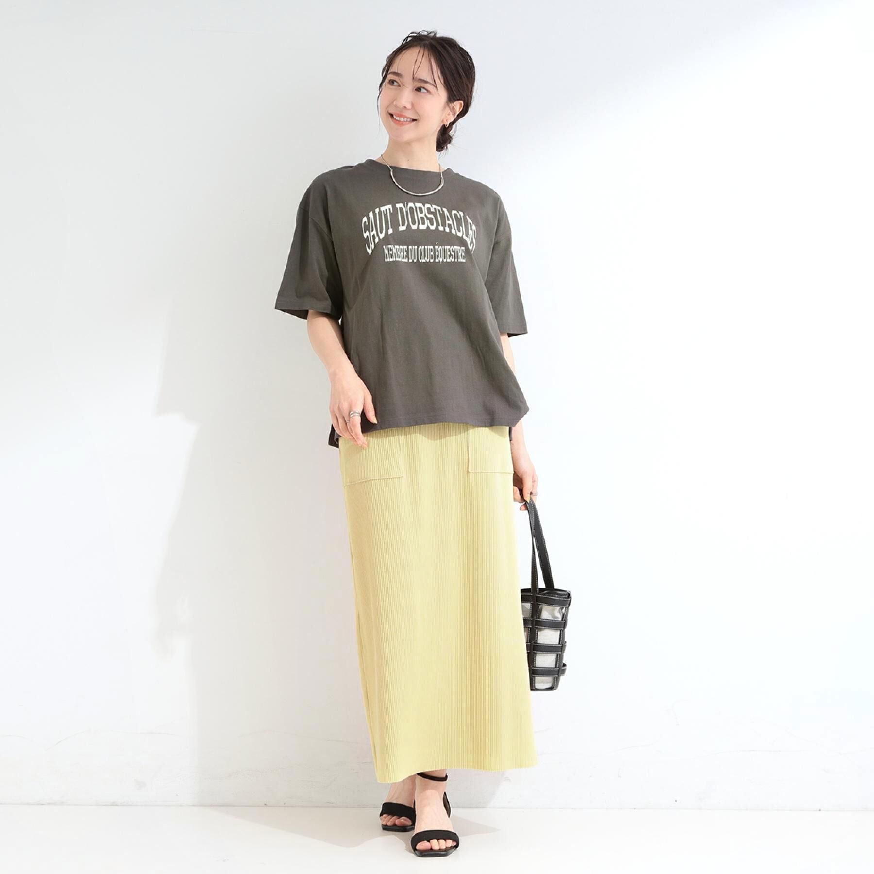SHOO･LA･RUE「【綿100%/S-LL/プチプラ】ゆるシルエット シンプルTシャツ」|Tシャツ・カットソー|