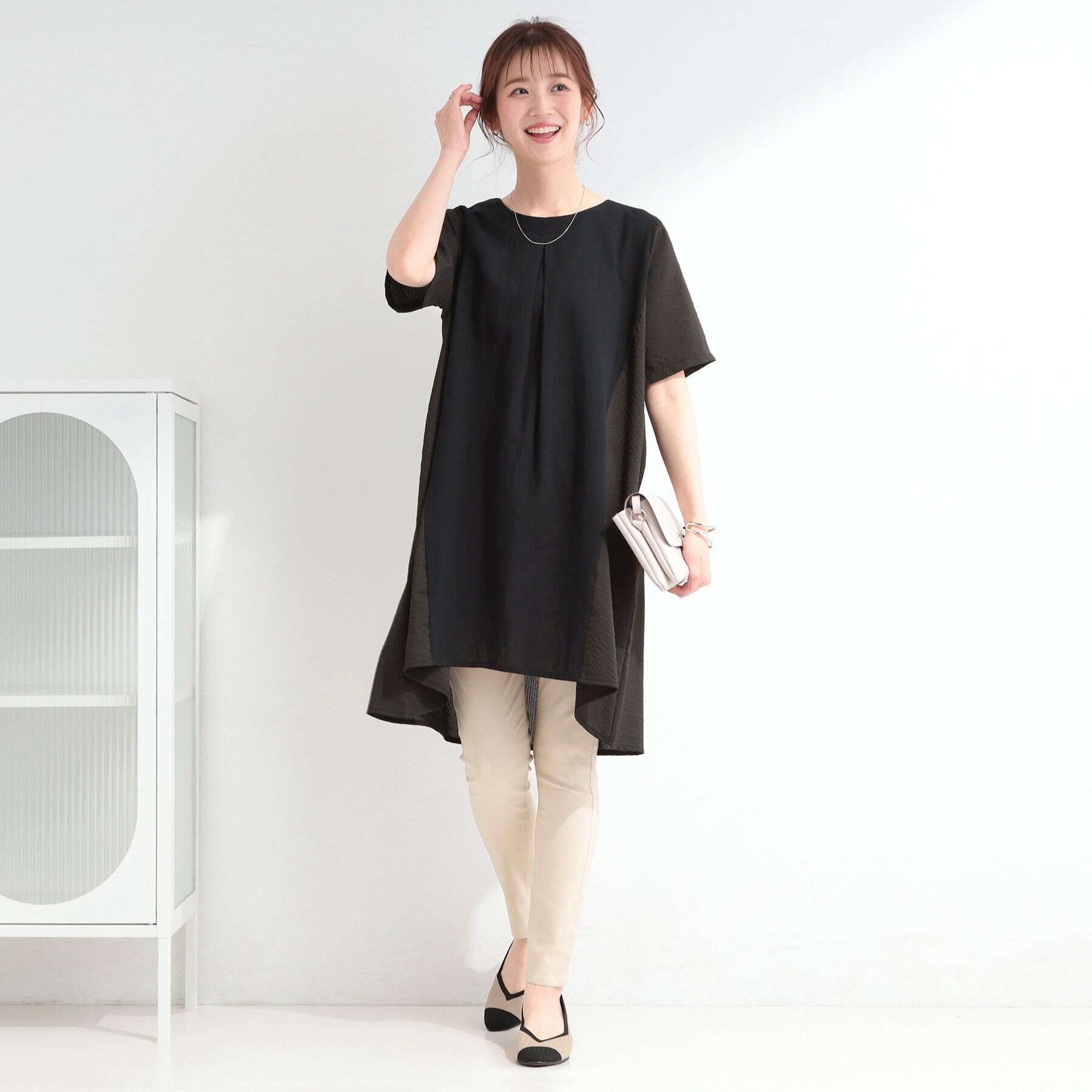 SHOO･LA･RUE「【ひんやり/ストレッチ/S-LL】見た目スッキリ　夏に活躍するレギンスパンツ」|その他|