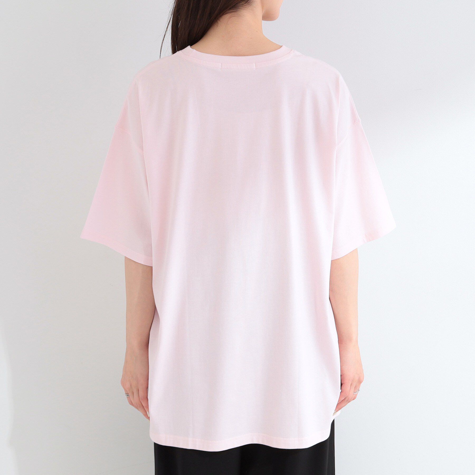 SHOO･LA･RUE「【ひんやり】ゆるっと体型カバー BIGアソートTシャツ」|Tシャツ・カットソー|