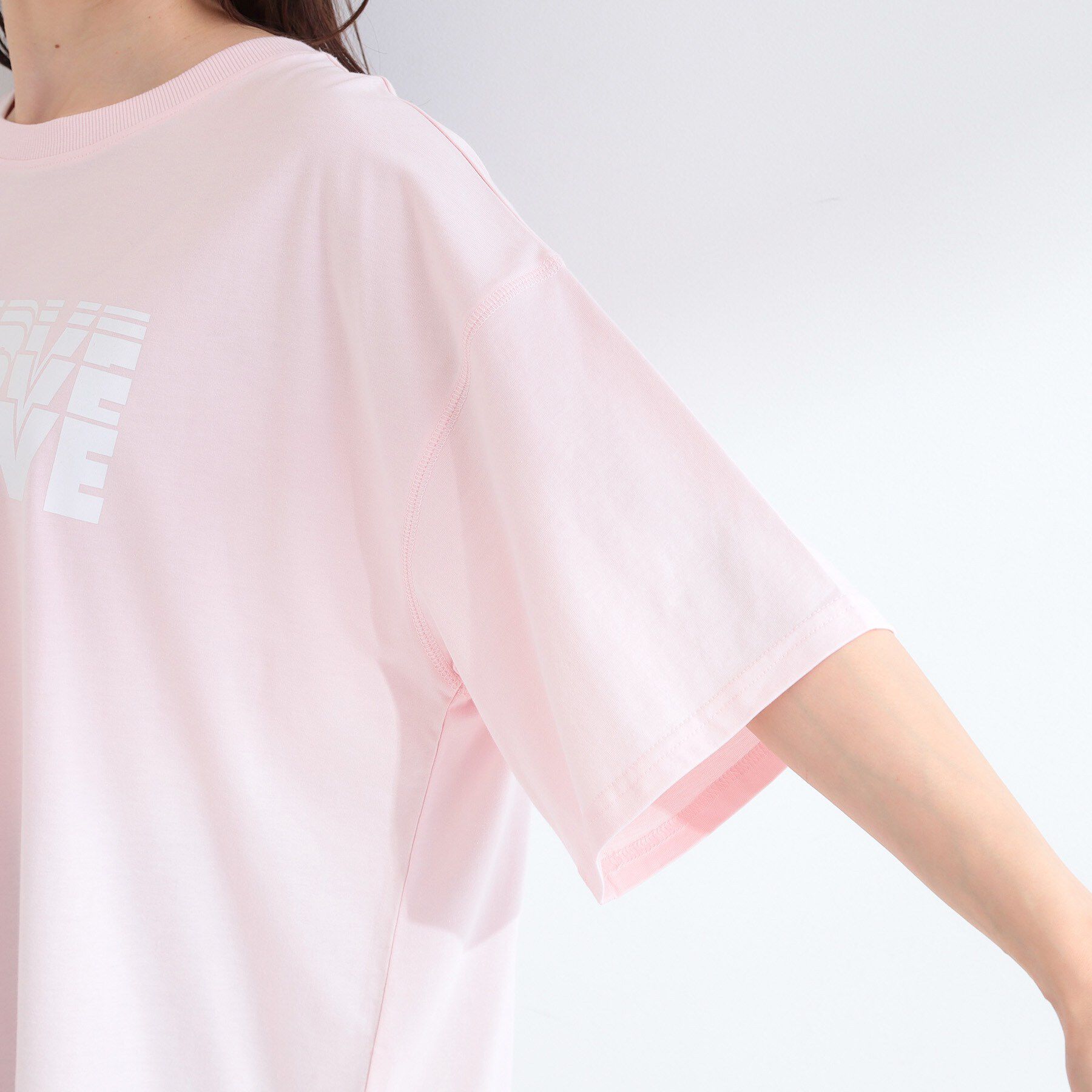 SHOO･LA･RUE「【ひんやり】ゆるっと体型カバー BIGアソートTシャツ」|Tシャツ・カットソー|