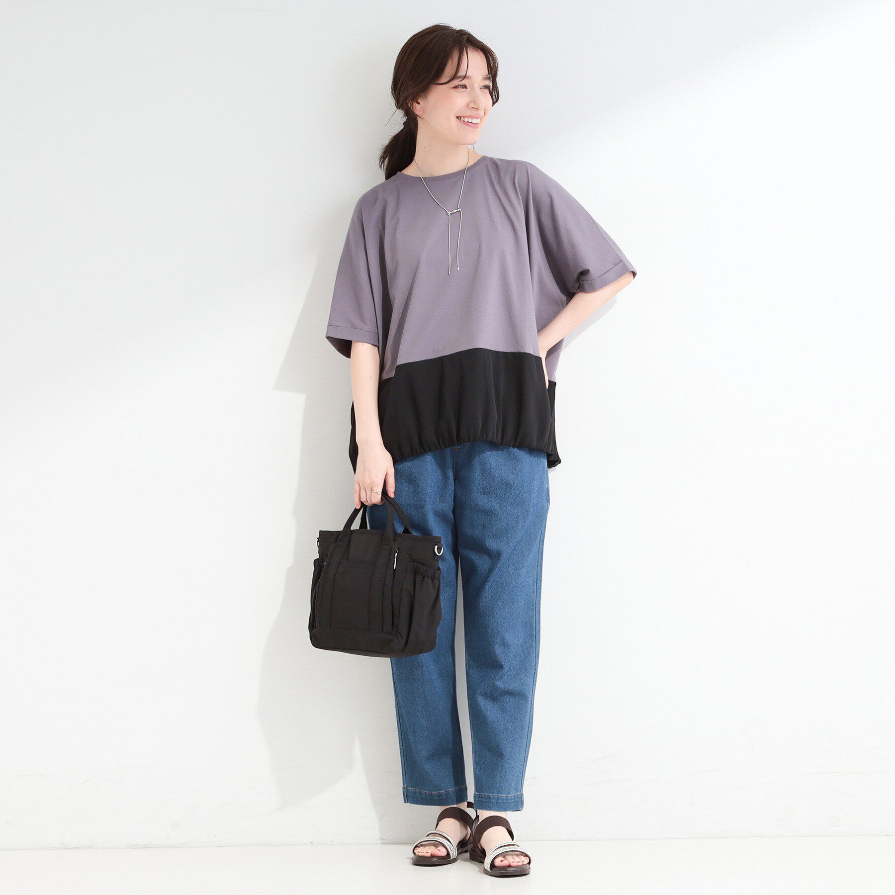SHOO･LA･RUE「【撥水／2WAY】10ポケットトートバッグ」|トートバッグ|