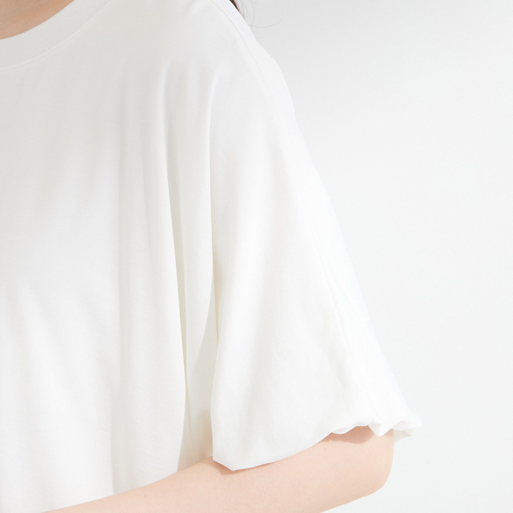 SHOO･LA･RUE「【ひんやり/洗濯機可】インせず着られる バルーンデザインTシャツ」|Tシャツ・カットソー|