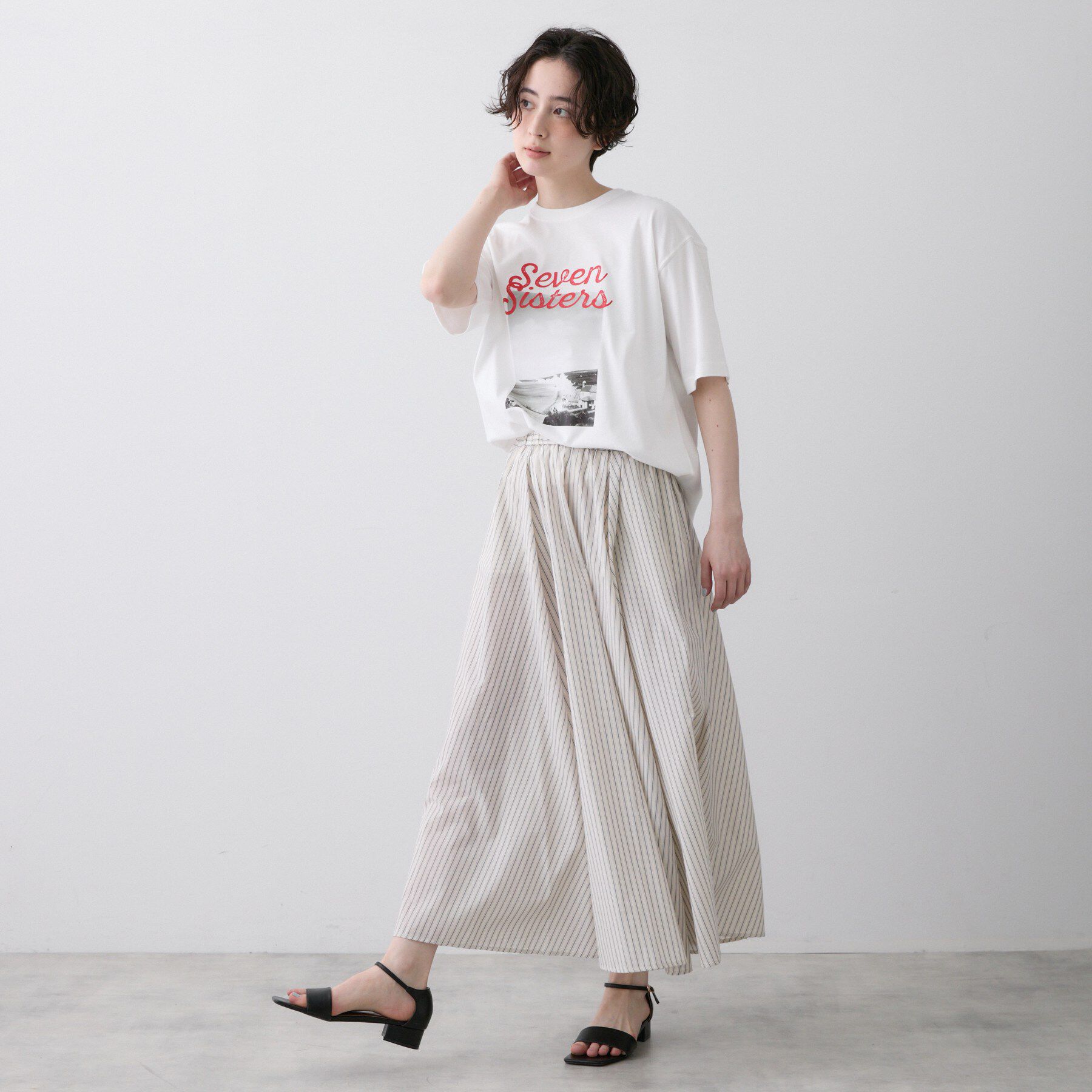 Dessin「【ユニセックス/洗える】オーガニックロゴTシャツ」|Tシャツ・カットソー|