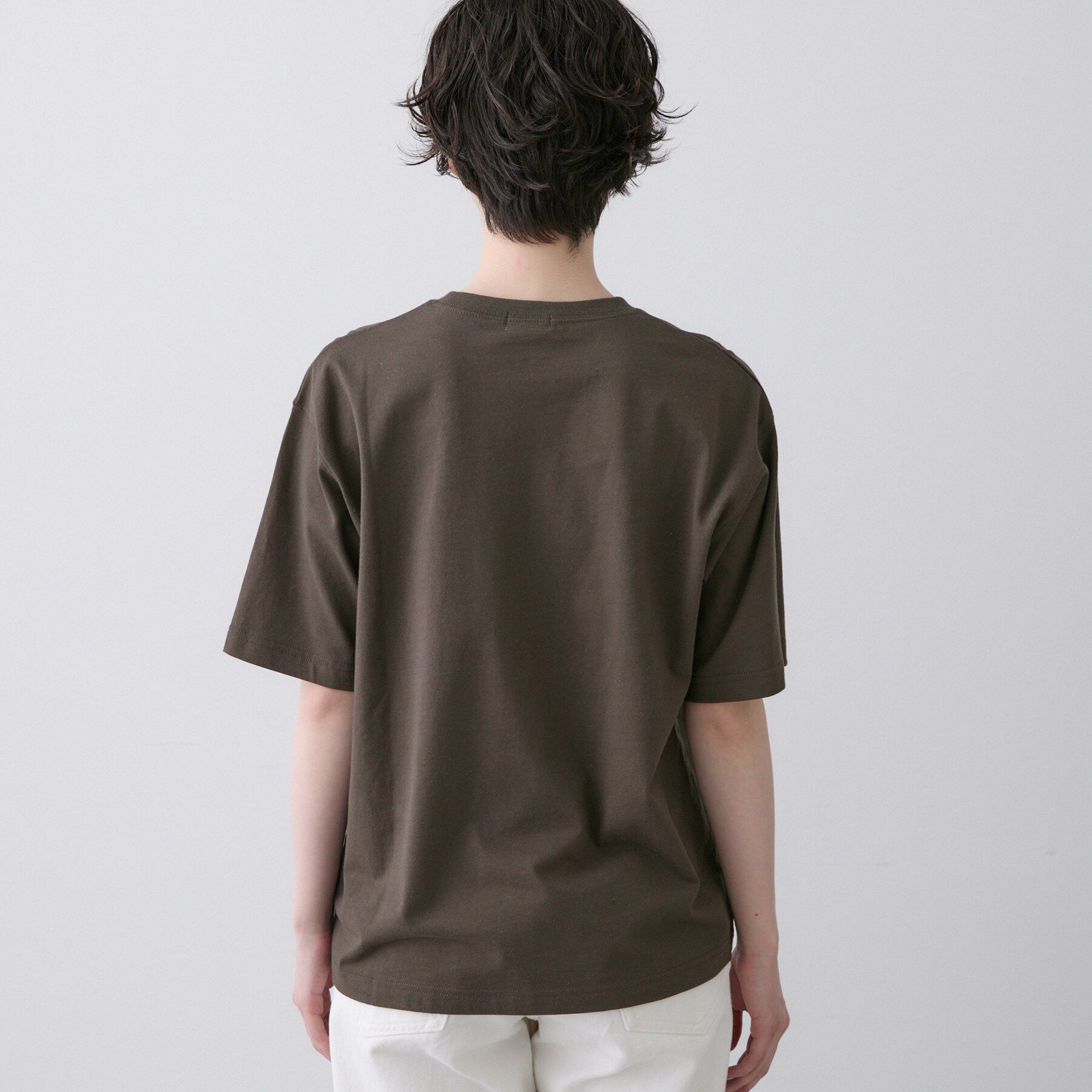 Dessin「【ユニセックス/洗える】オーガニックロゴTシャツ」|Tシャツ・カットソー|