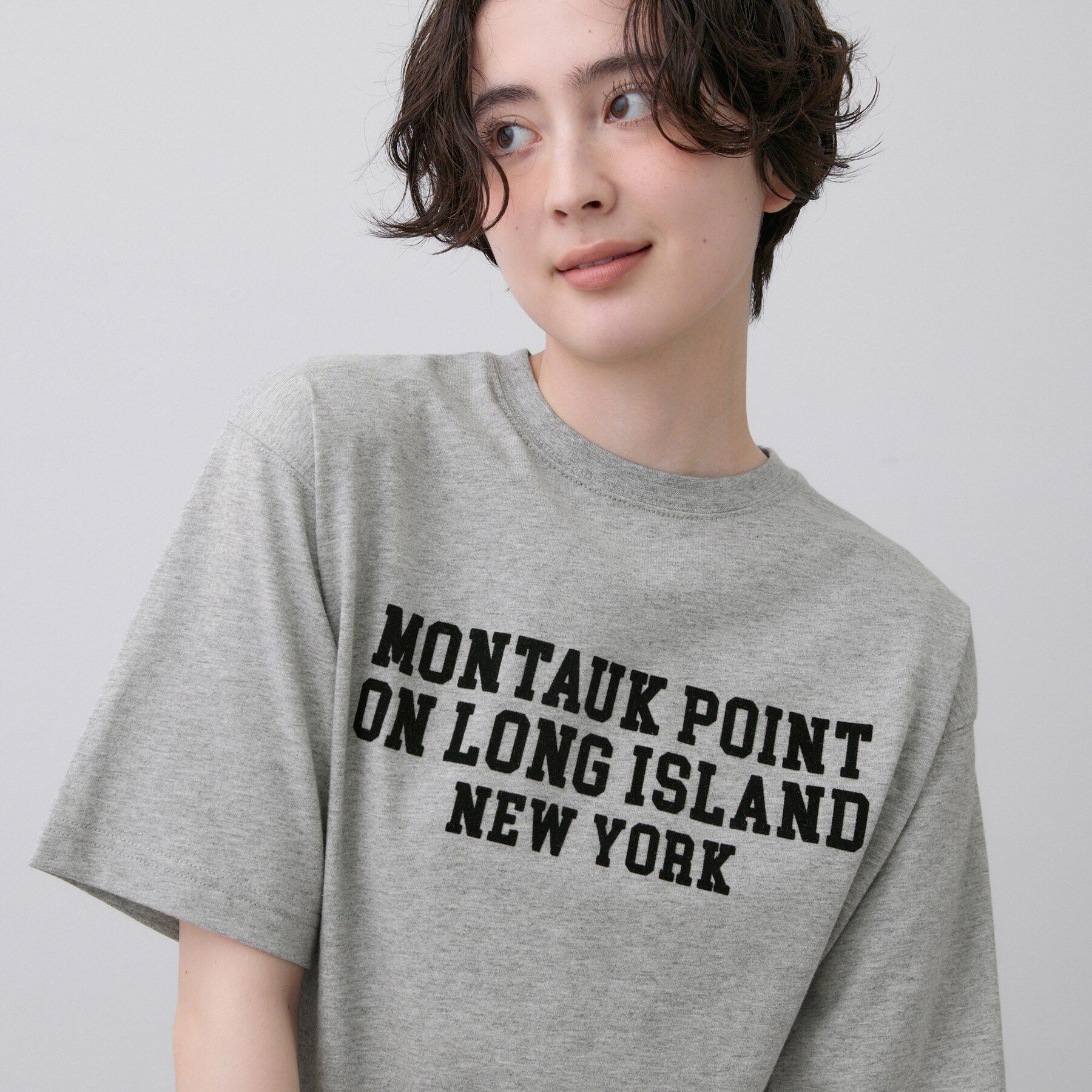 Dessin「【ユニセックス/洗える】オーガニックロゴTシャツ」|Tシャツ・カットソー|