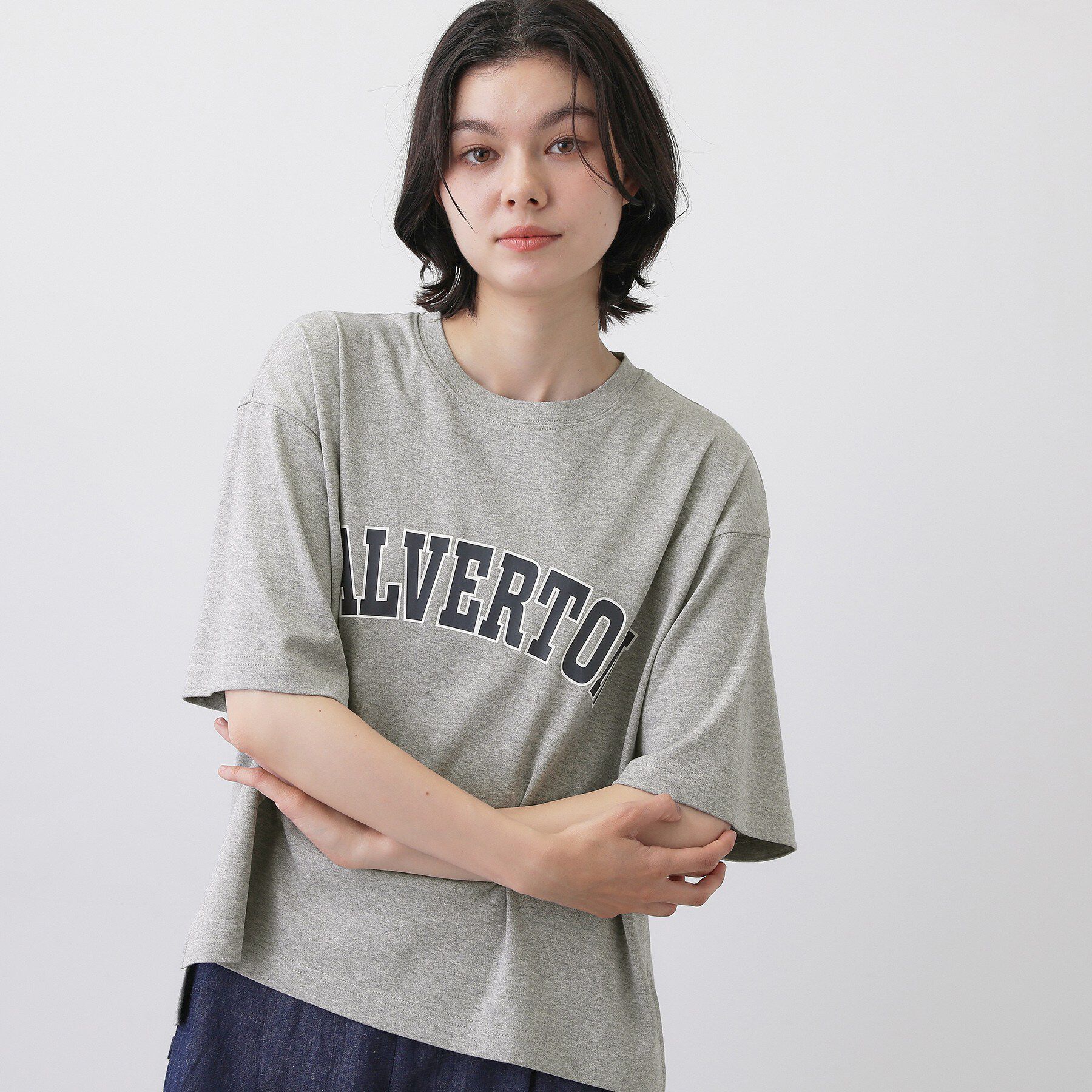 Dessin「【撥水加工】ロゴプリントTシャツ」|Tシャツ・カットソー|