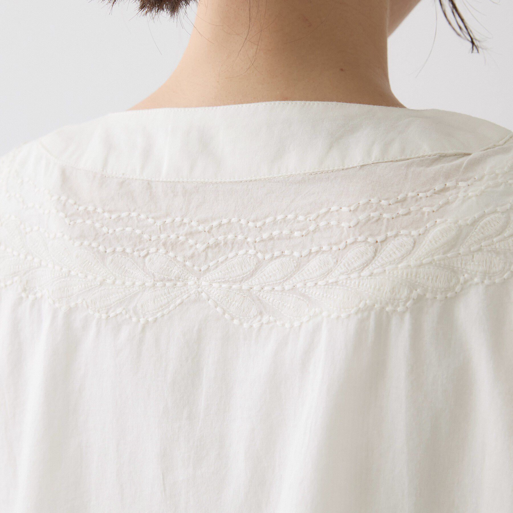 Dessin「インドコットン 刺繍ワンピース」|ワンピース|