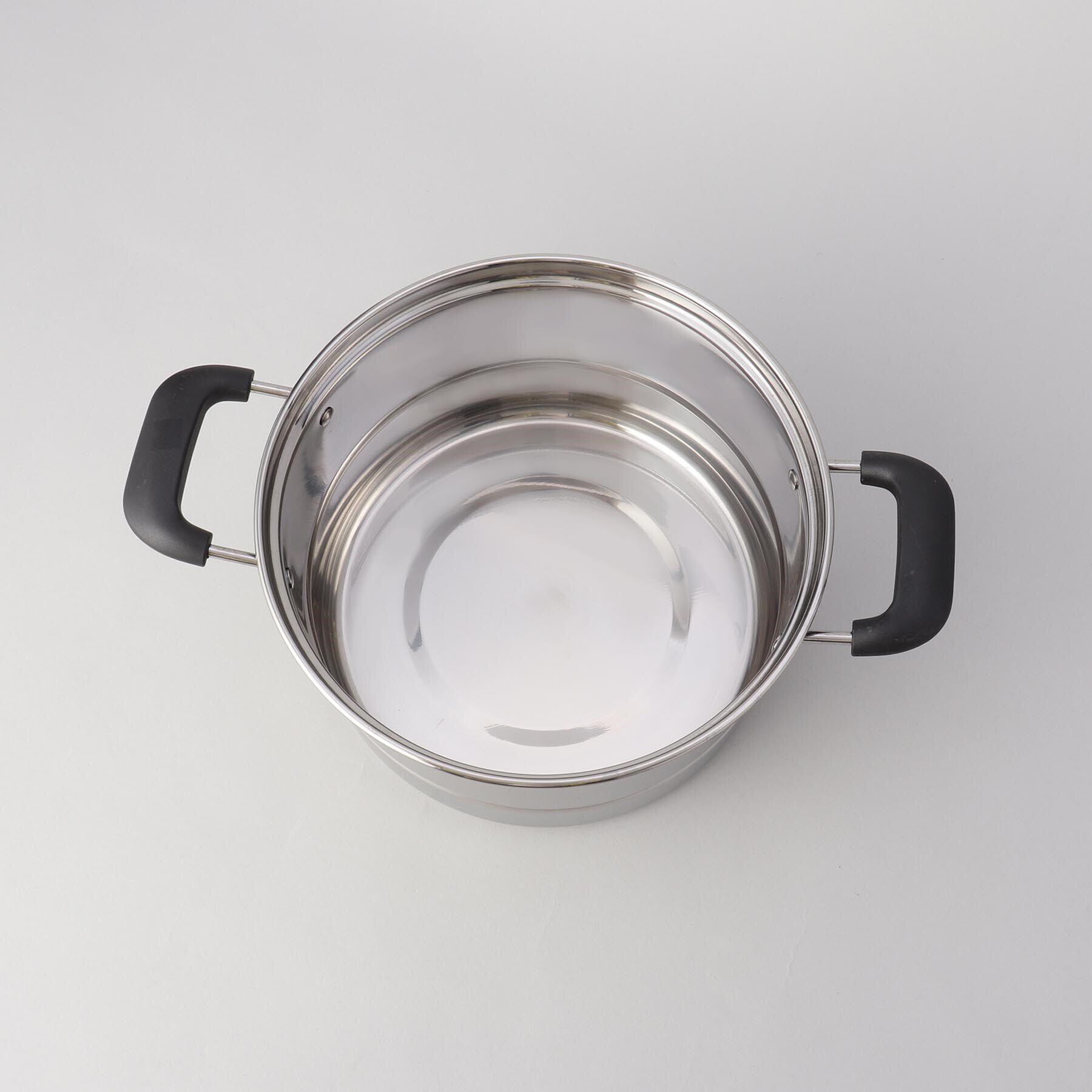 212 KITCHEN STORE「蒸し処 ステンレス製ガラス蓋付深型鍋22cm(目皿付)」|食器・キッチングッズ|