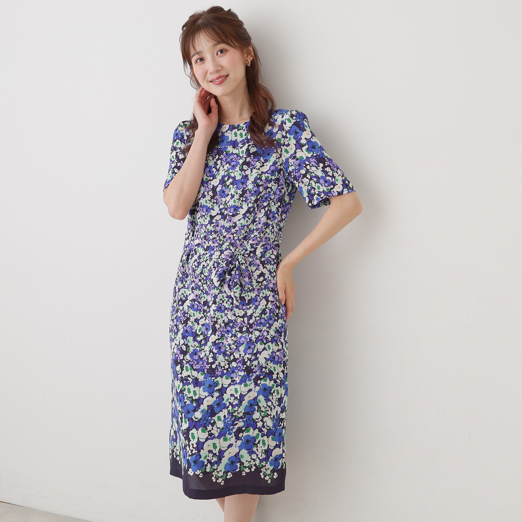 SunaUna「小花柄ワンピース」|ワンピース|