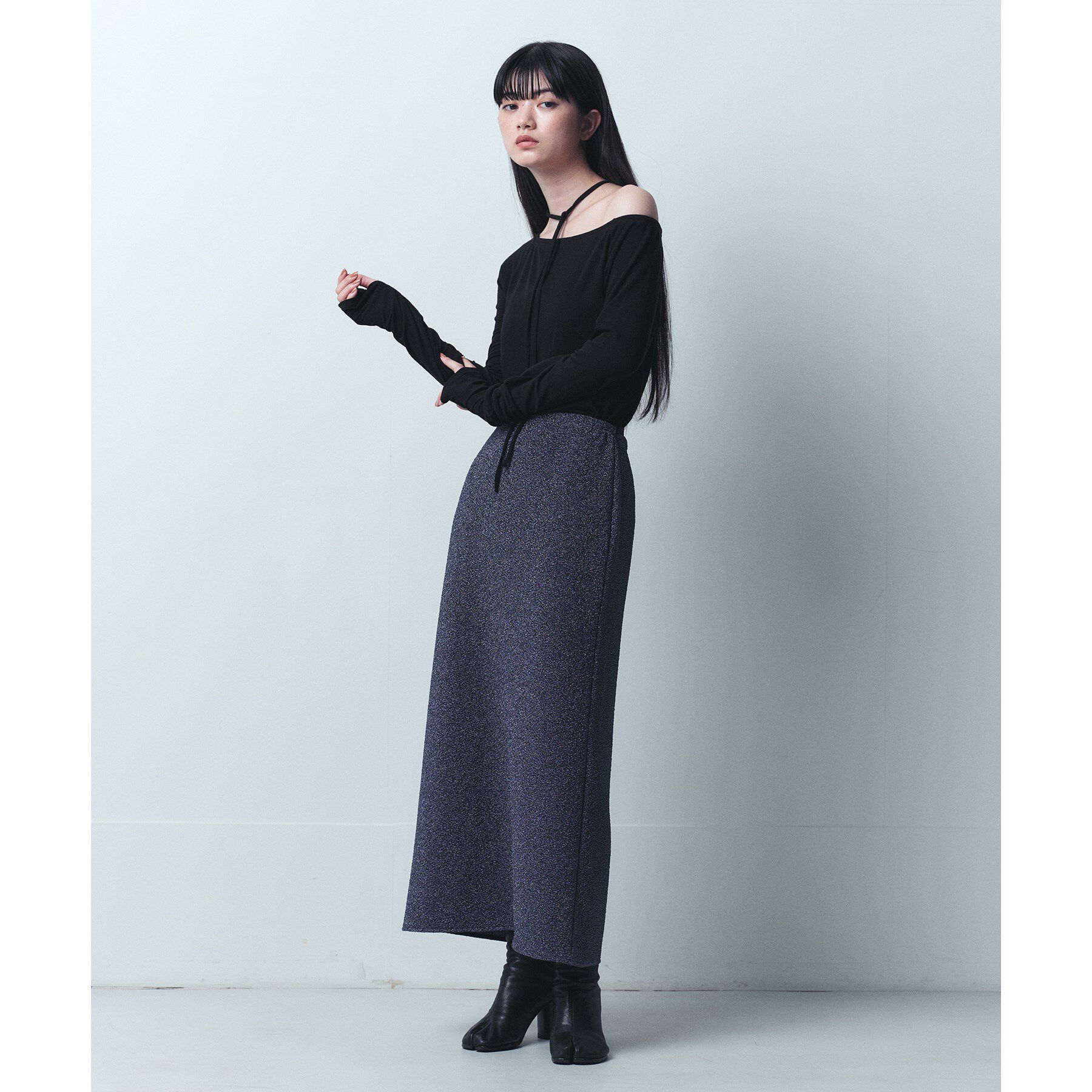 CODE A「lame skirt」|スカート|