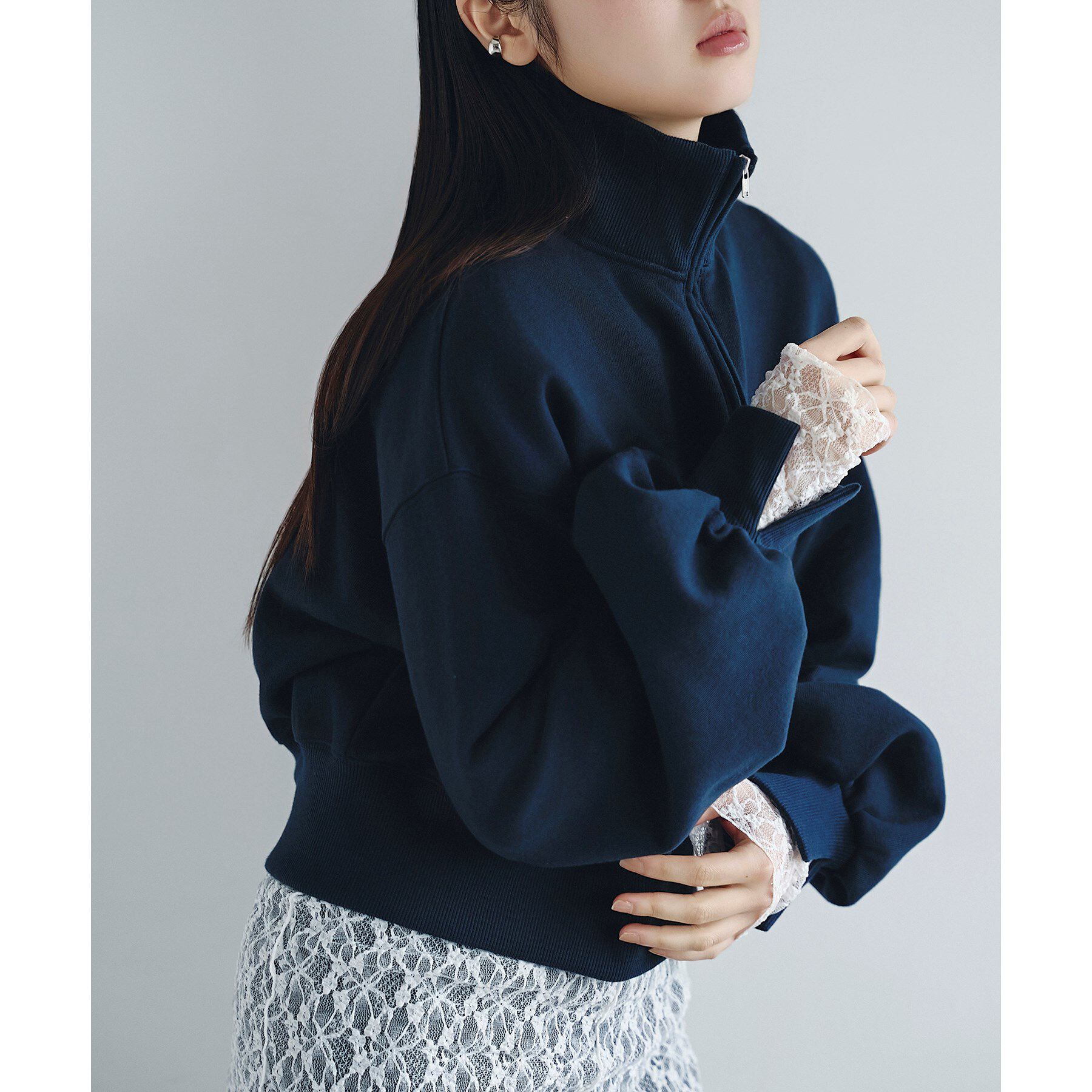 CODE A「puff zip sweat」|パーカー|